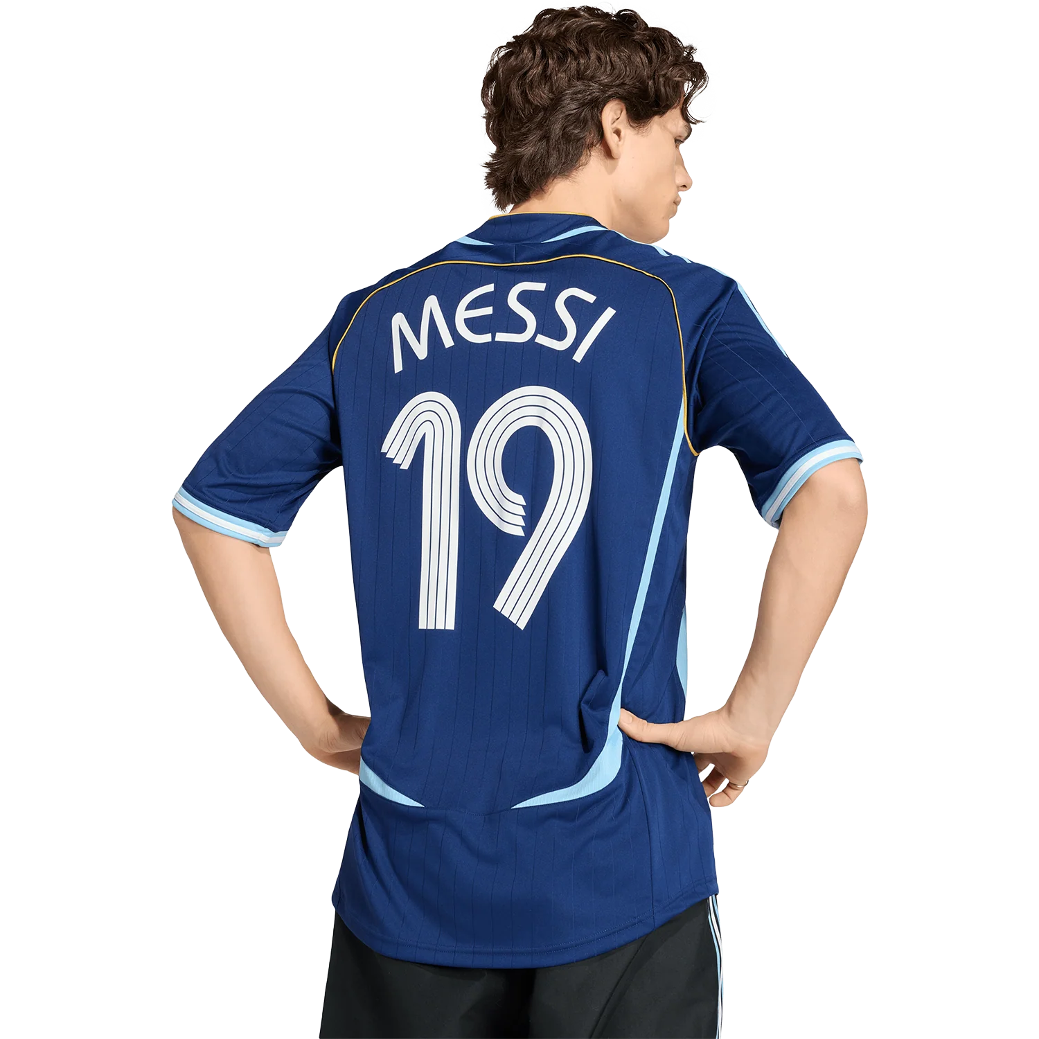 adidas Argentina 2006 Men's Away Messi 19 Jersey - Image 4