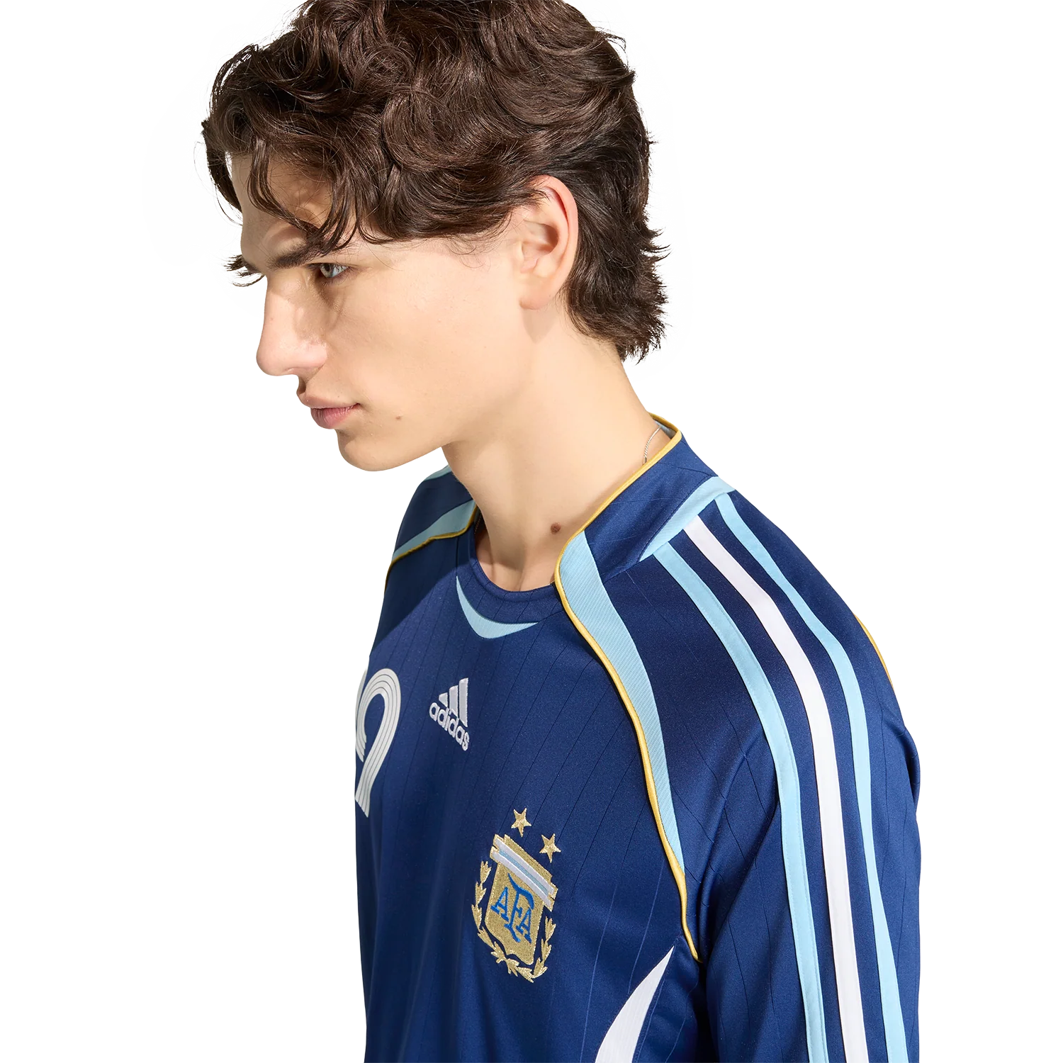 adidas Argentina 2006 Men's Away Messi 19 Jersey - Image 7