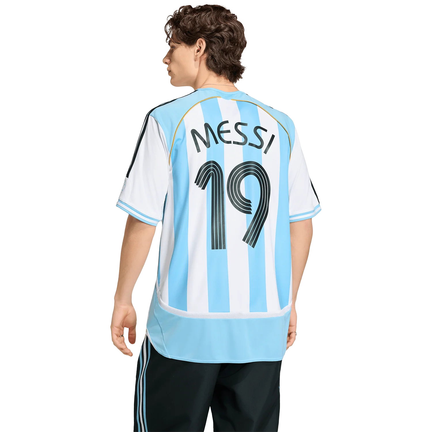 adidas Argentina 2006 Men's Home Messi 19 Jersey - Image 4