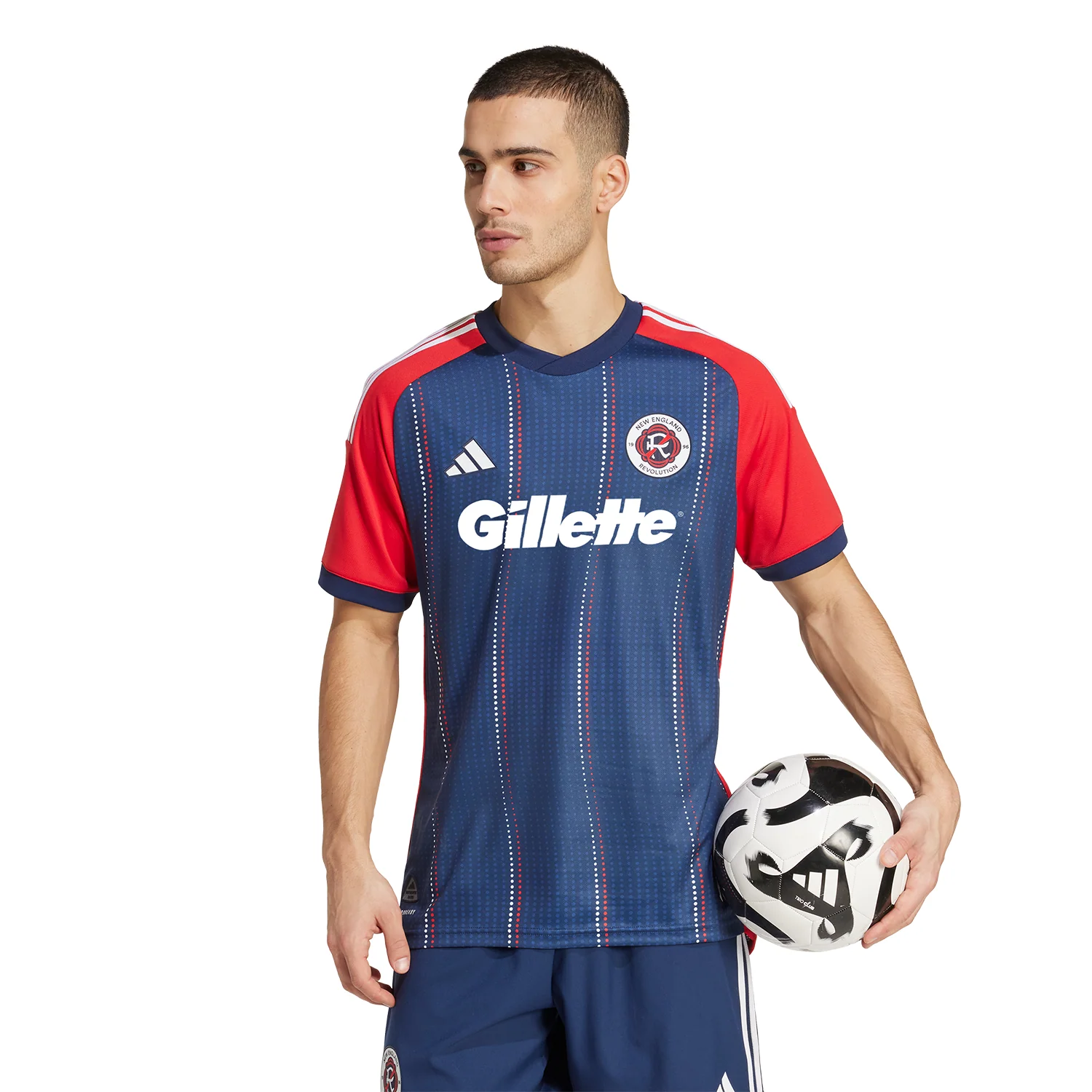 adidas New England Revolution 2025 Men's Home Authentic Match Jersey - Image 3