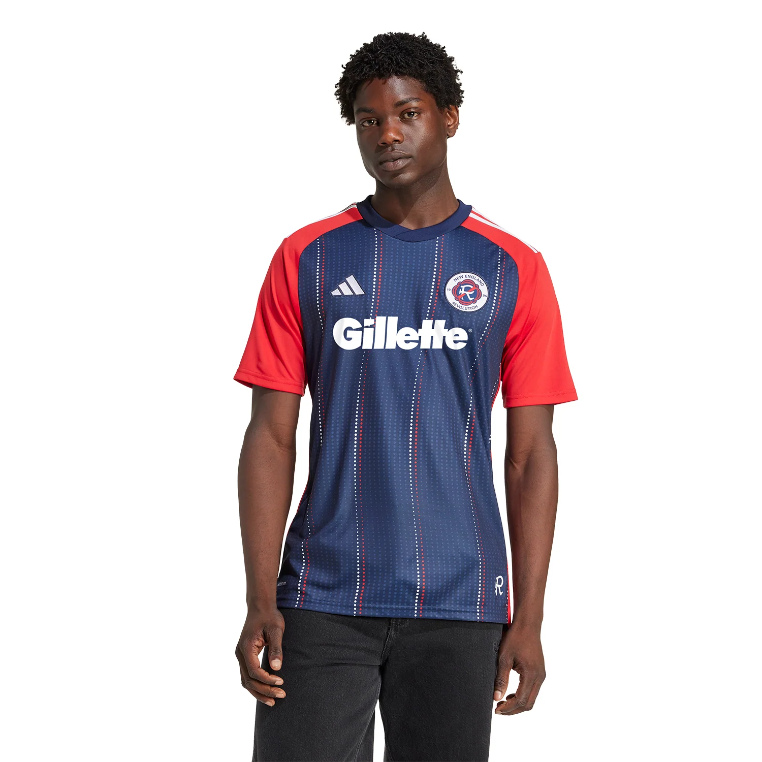 adidas New England Revolution 2025 Men's Home Authentic Match Jersey - Image 3