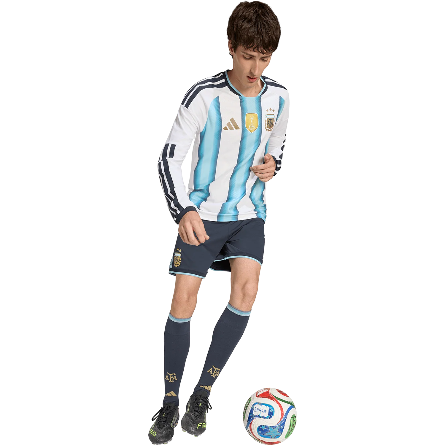 adidas Argentina 2026 Men's Long Sleeve Home Authentic Match Jersey - Image 5