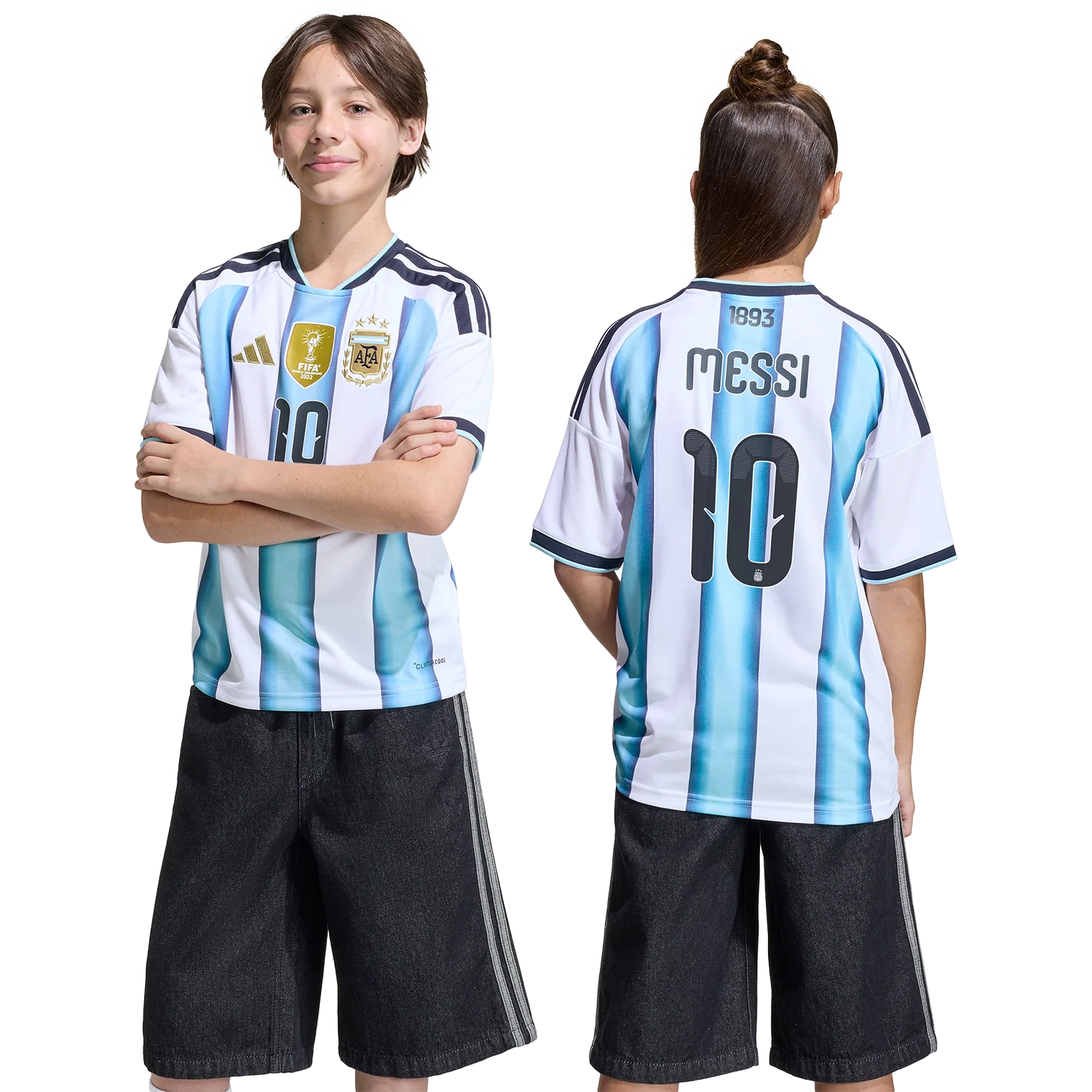 adidas Argentina 2026 Youth Home Replica Messi Jersey - Image 8