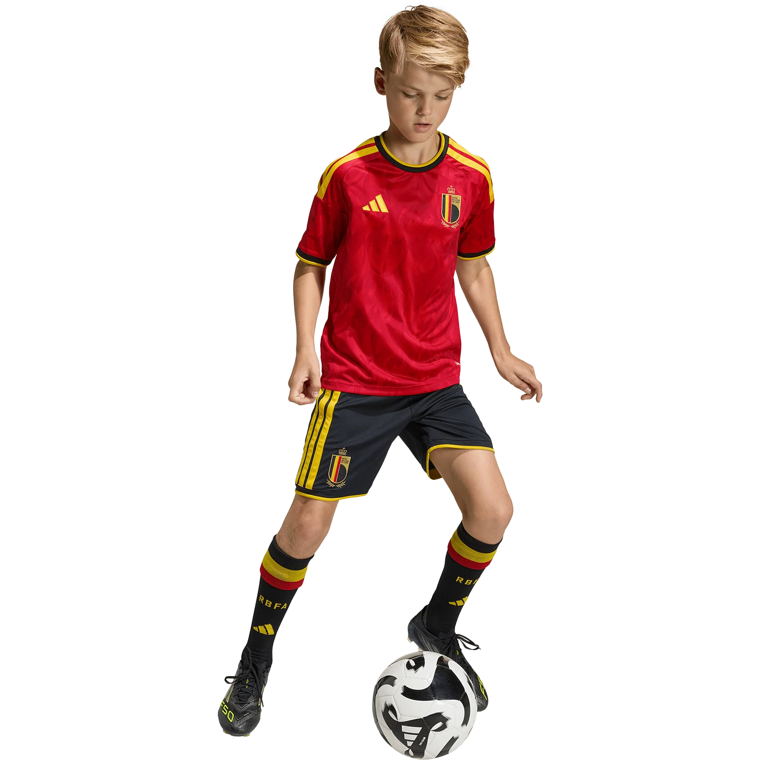 adidas Belgium 2026 Youth Home Stadium Jersey - Image 5