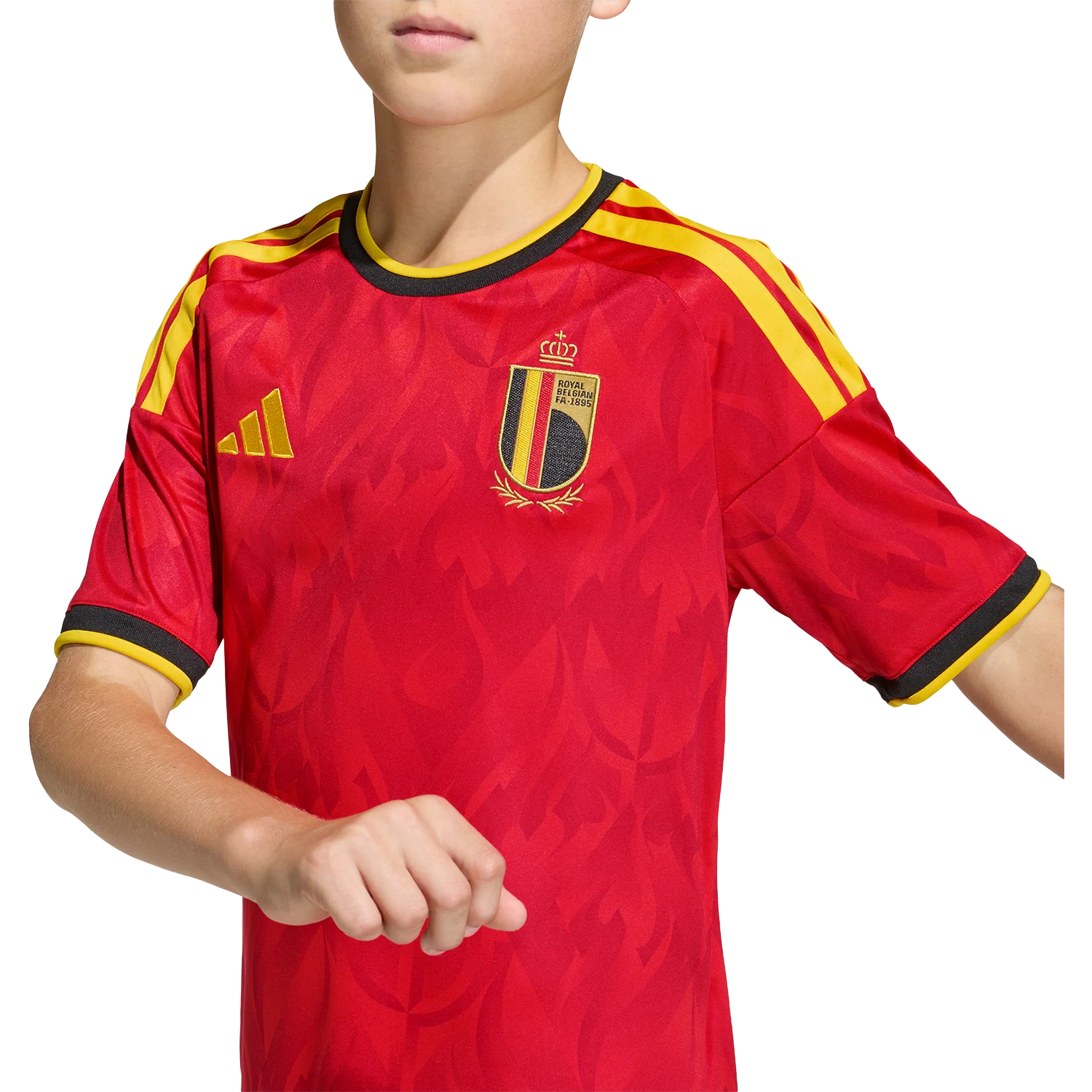 adidas Belgium 2026 Youth Home Stadium Jersey - Image 6