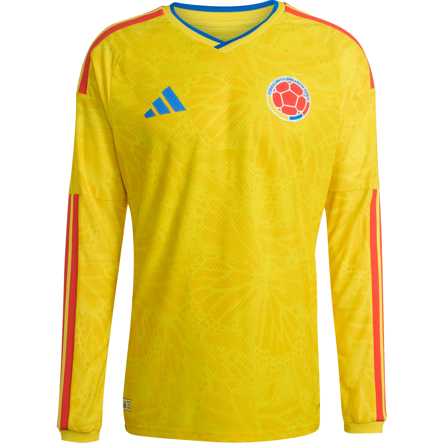 adidas Colombia 2026 Men's Long Sleeve Home Authentic Match Jersey