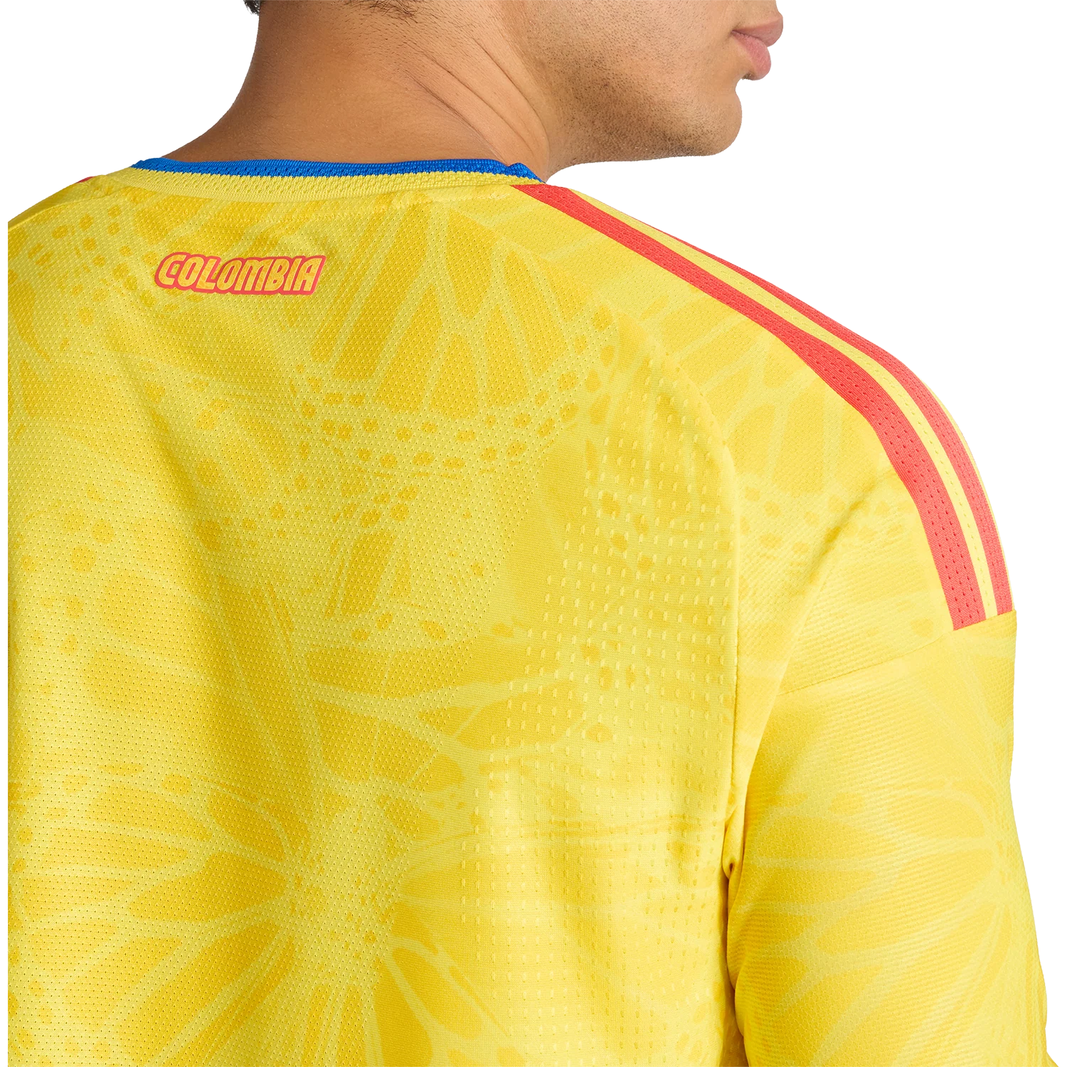 adidas Colombia 2026 Men's Long Sleeve Home Authentic Match Jersey - Image 8
