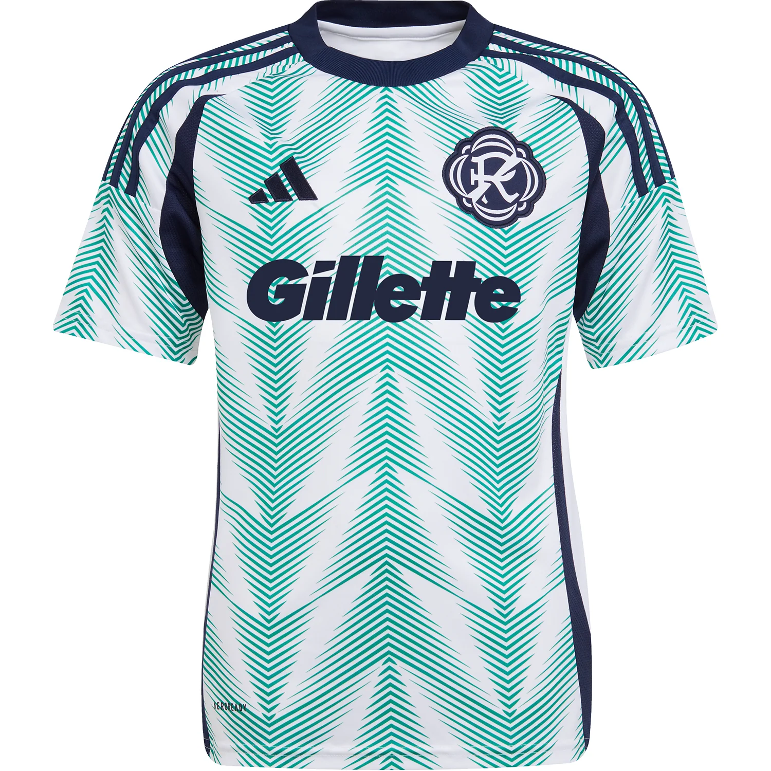 adidas New England Revolution 2025-26 Youth Away Stadium Jersey