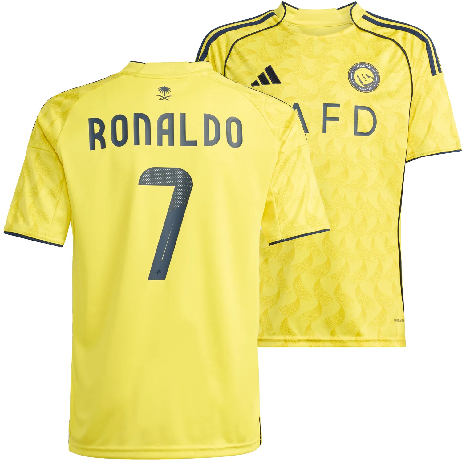 adidas Al Nassr FC 2025-26 Cristiano Ronaldo Youth Home Stadium Jersey