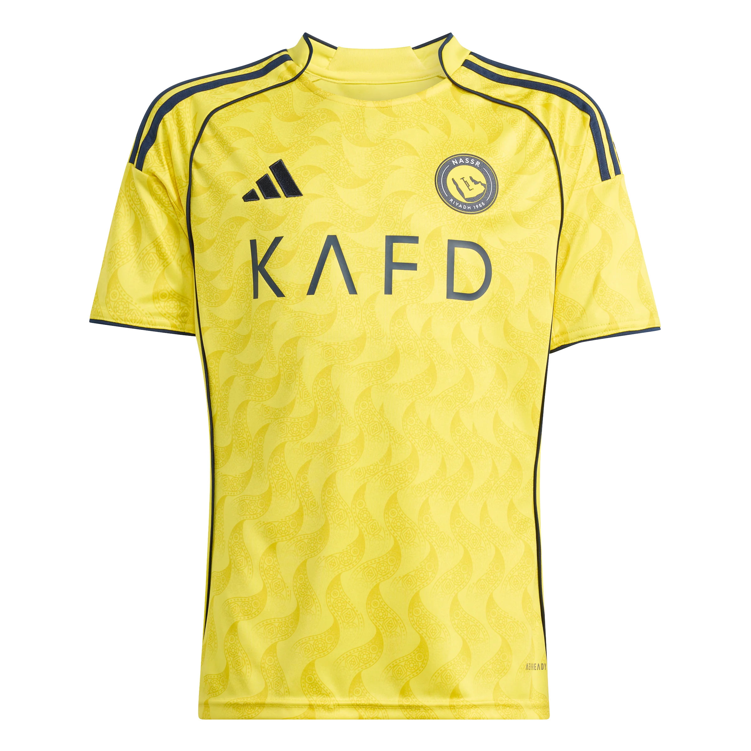 adidas Al Nassr FC 2025-26 Cristiano Ronaldo Youth Home Stadium Jersey - Image 2