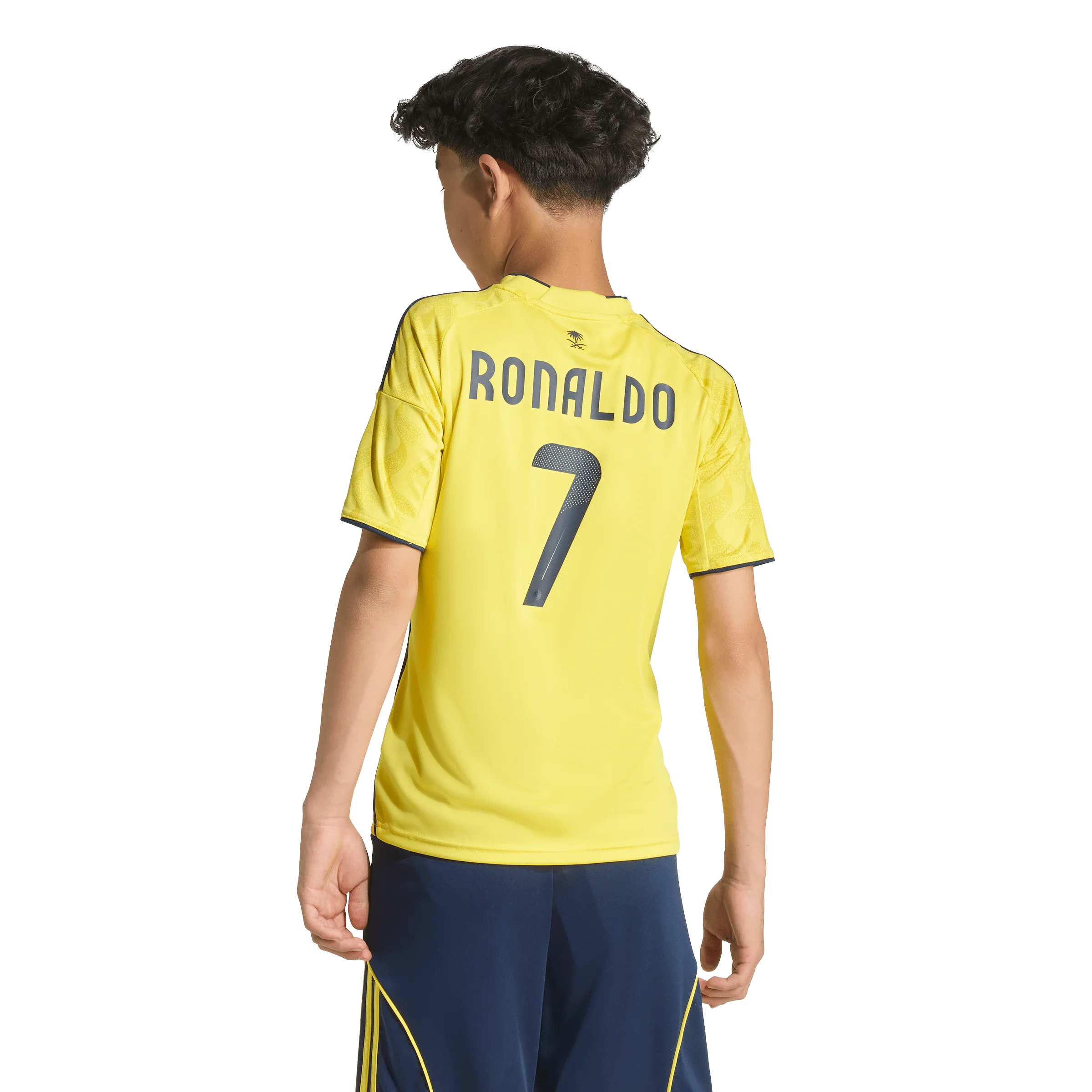 adidas Al Nassr FC 2025-26 Cristiano Ronaldo Youth Home Stadium Jersey - Image 3