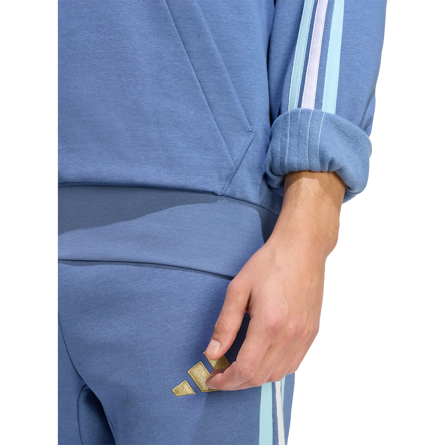 adidas Argentina Men’s DNA Fleece Hoodie - Image 6