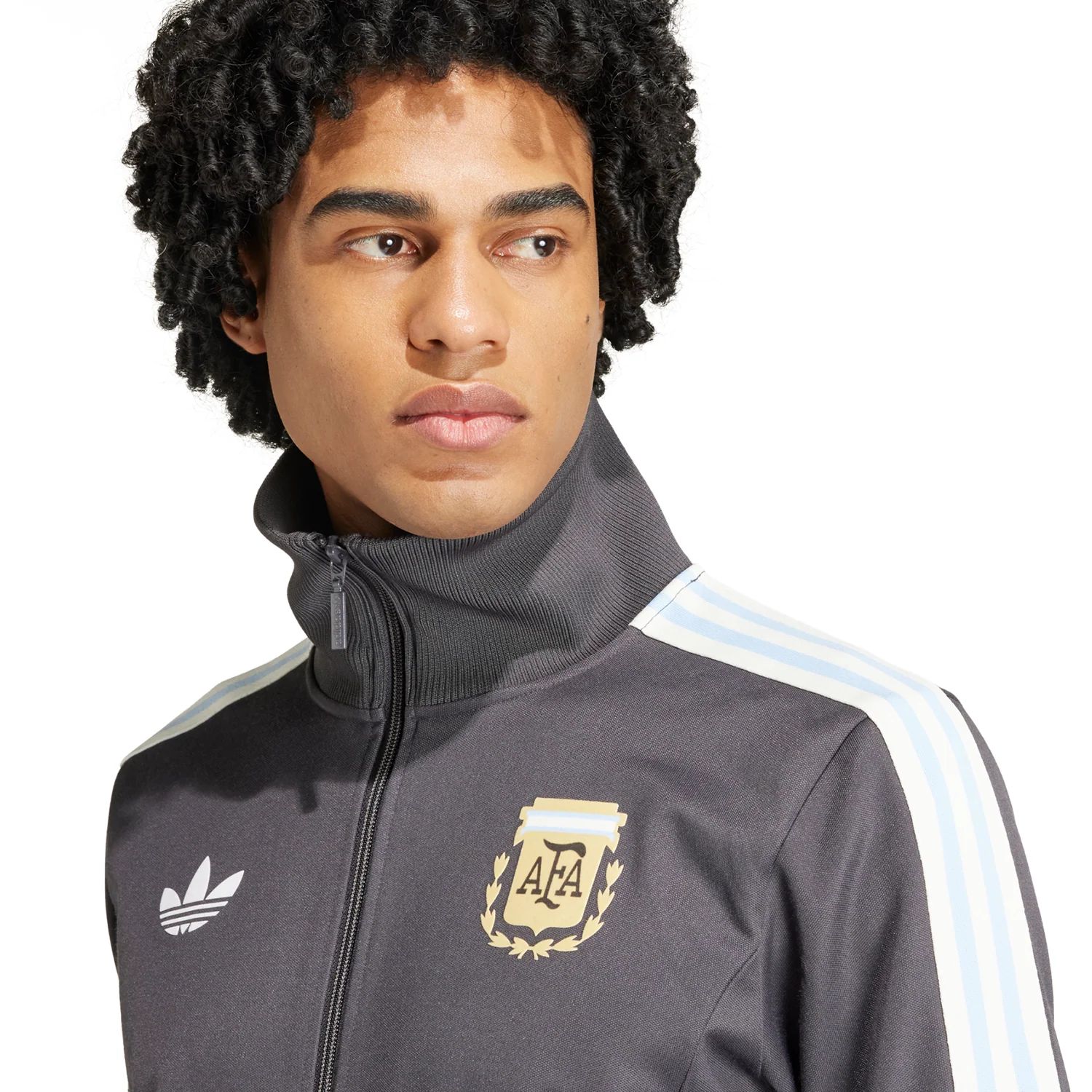 adidas Argentina Men's Beckenbauer Full Zip Track Top - Image 4