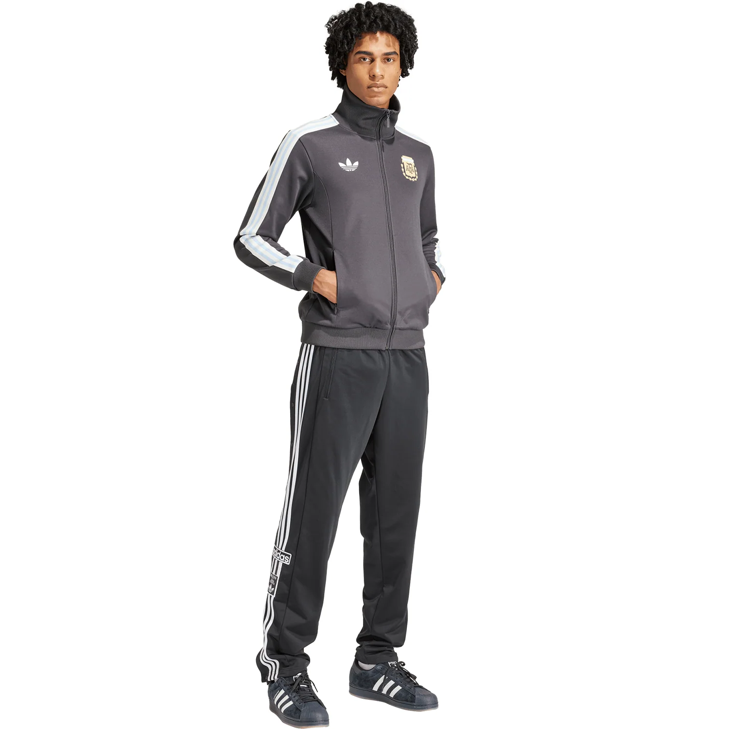adidas Argentina Men's Beckenbauer Full Zip Track Top - Image 6