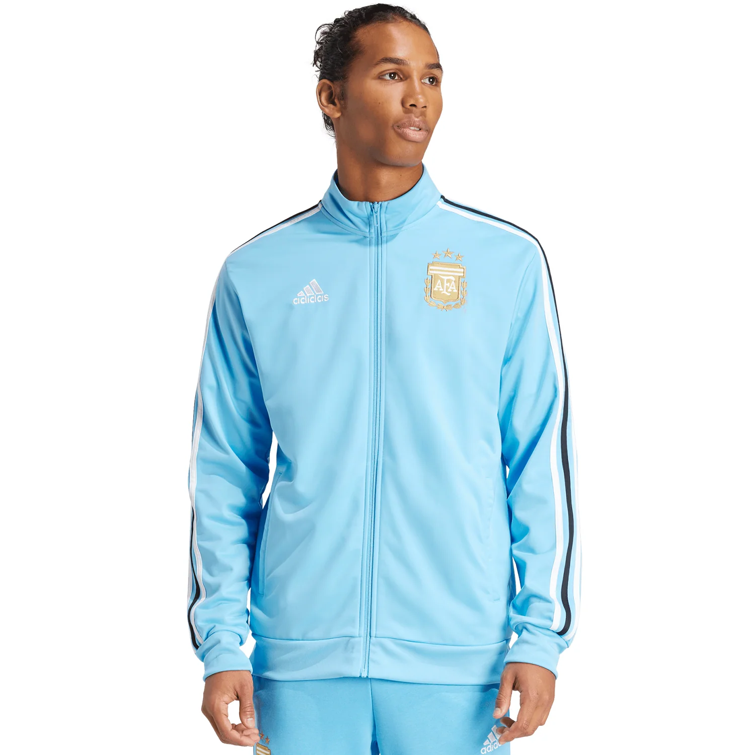 adidas Argentina Men's Full Zip DNA Track Jacket - Image 2