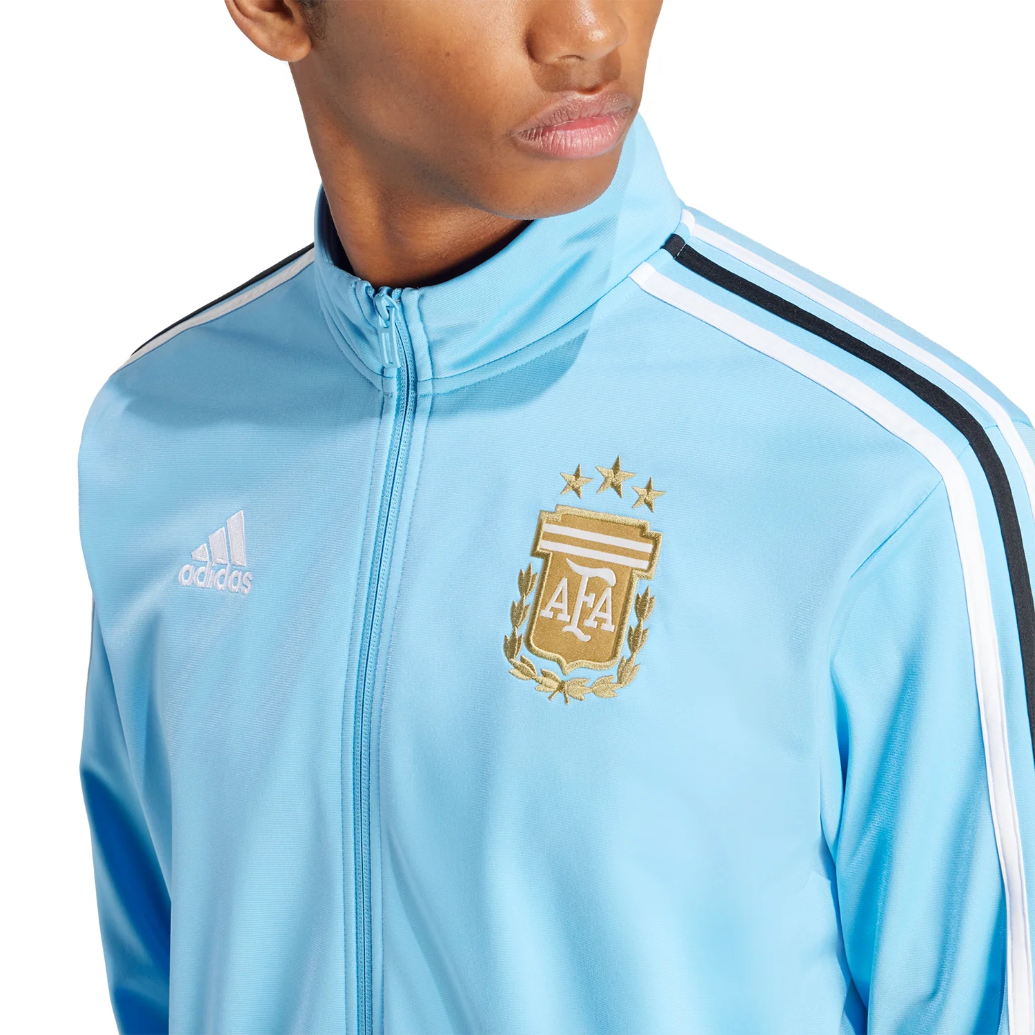 adidas Argentina Men's Full Zip DNA Track Jacket - Image 3