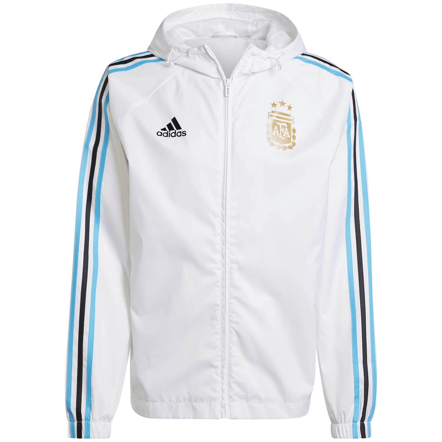 adidas Argentina Men's Full Zip Windbreaker Jacket