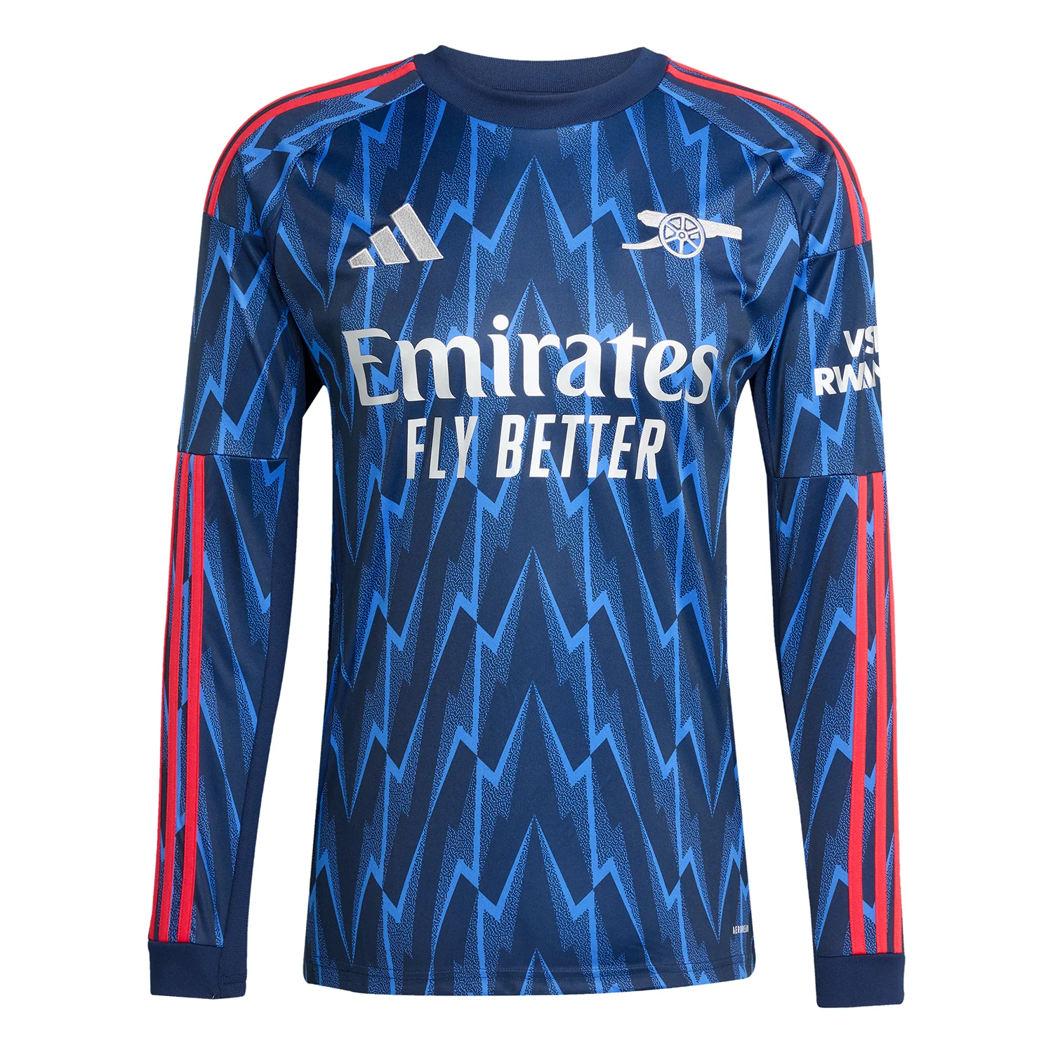 adidas Arsenal 2025-26 Men's Long Sleeve Away Stadium Jersey