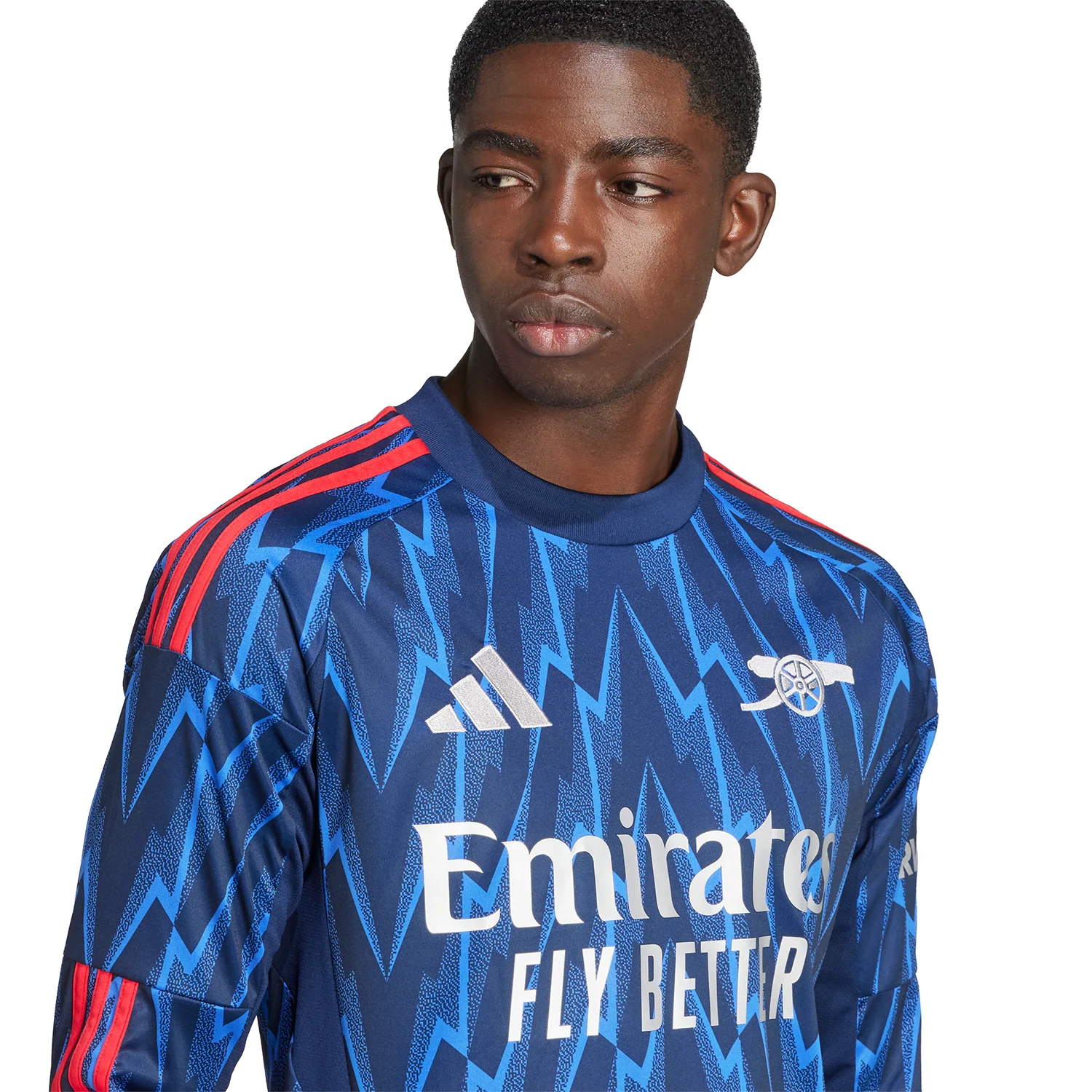 adidas Arsenal 2025-26 Men's Long Sleeve Away Stadium Jersey - Image 5