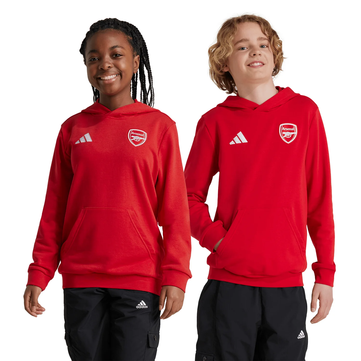 adidas Arsenal Youth DNA Hoodie - Image 2