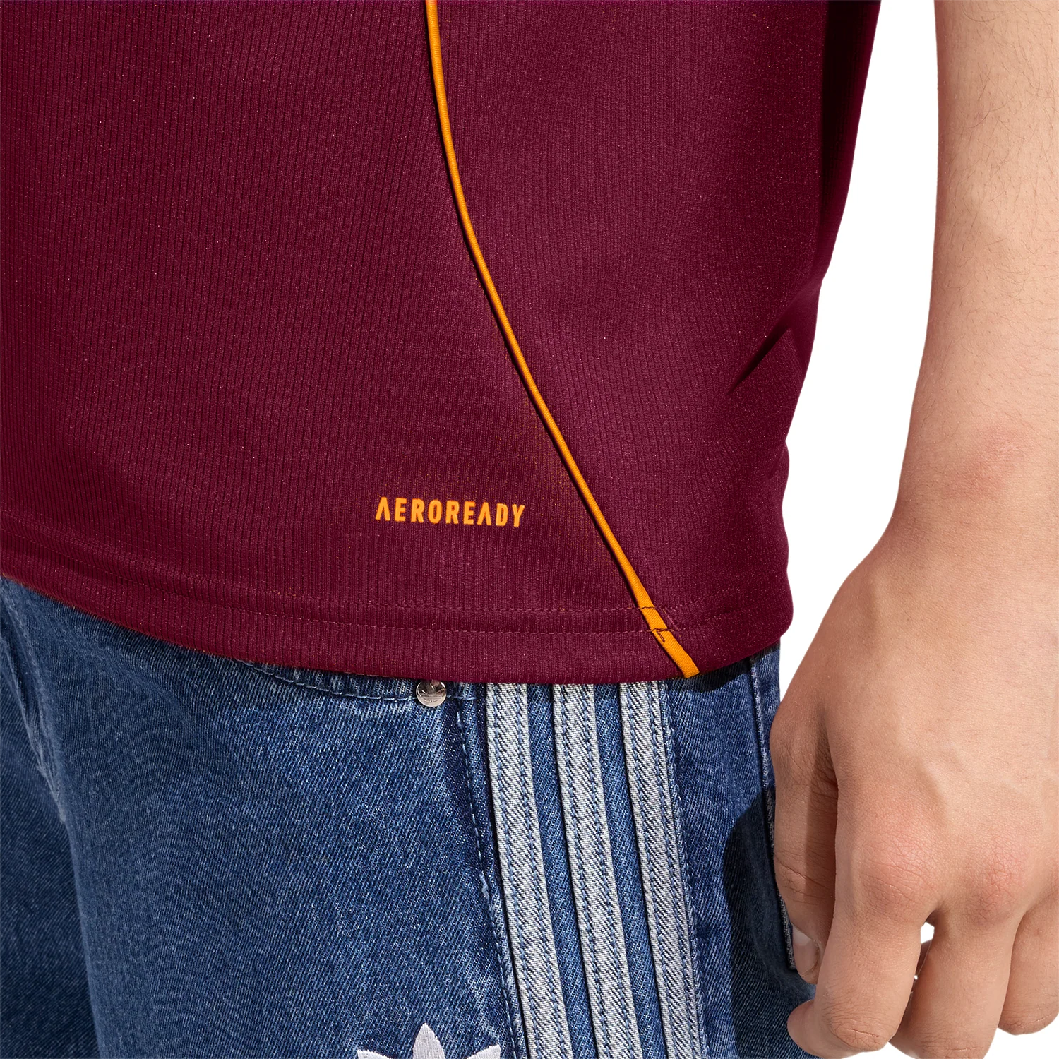 adidas AS Roma 2025-26 Men's Home Stadium Jersey - Image 6