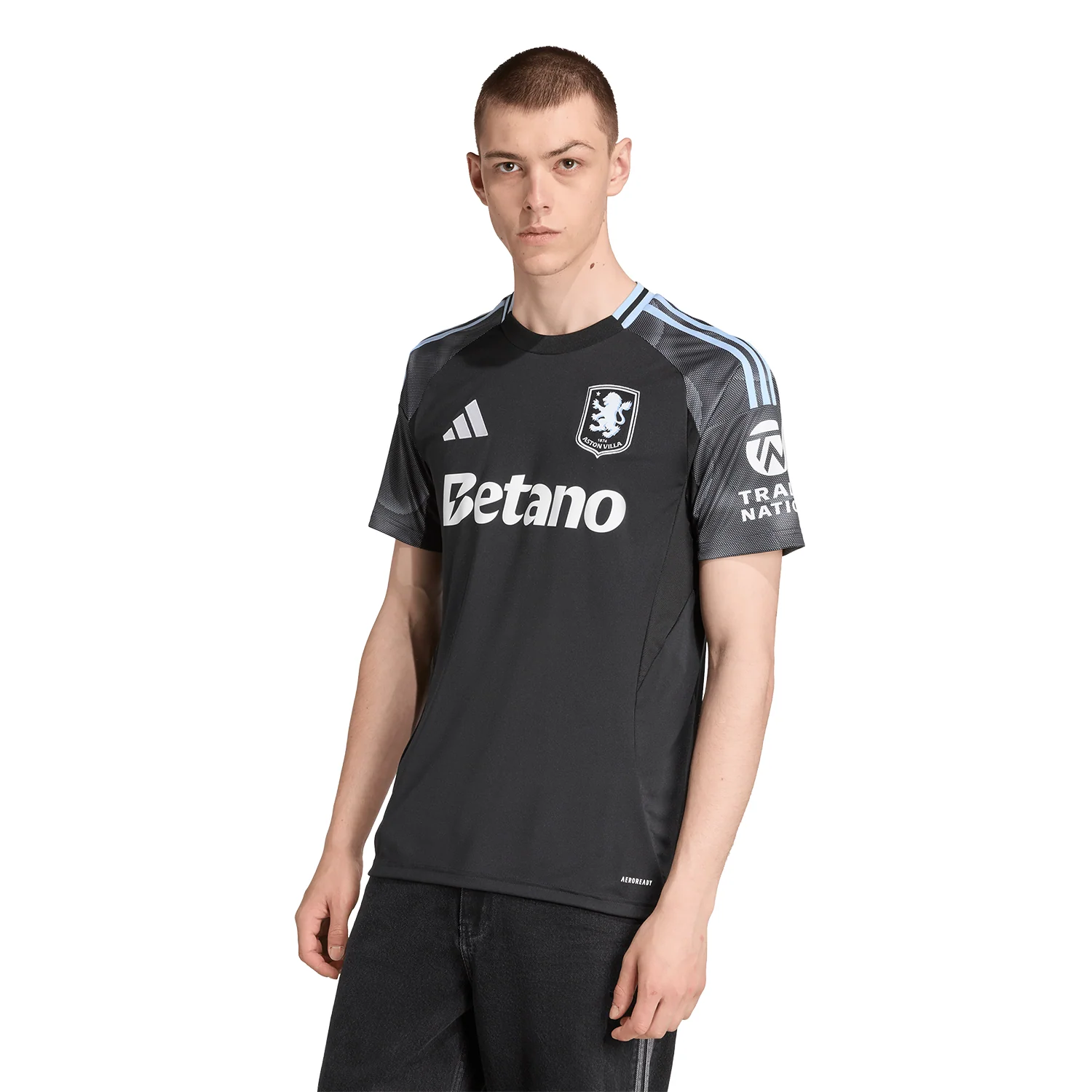adidas Aston Villa 2025-26 Men's Away Stadium Jersey - Image 3