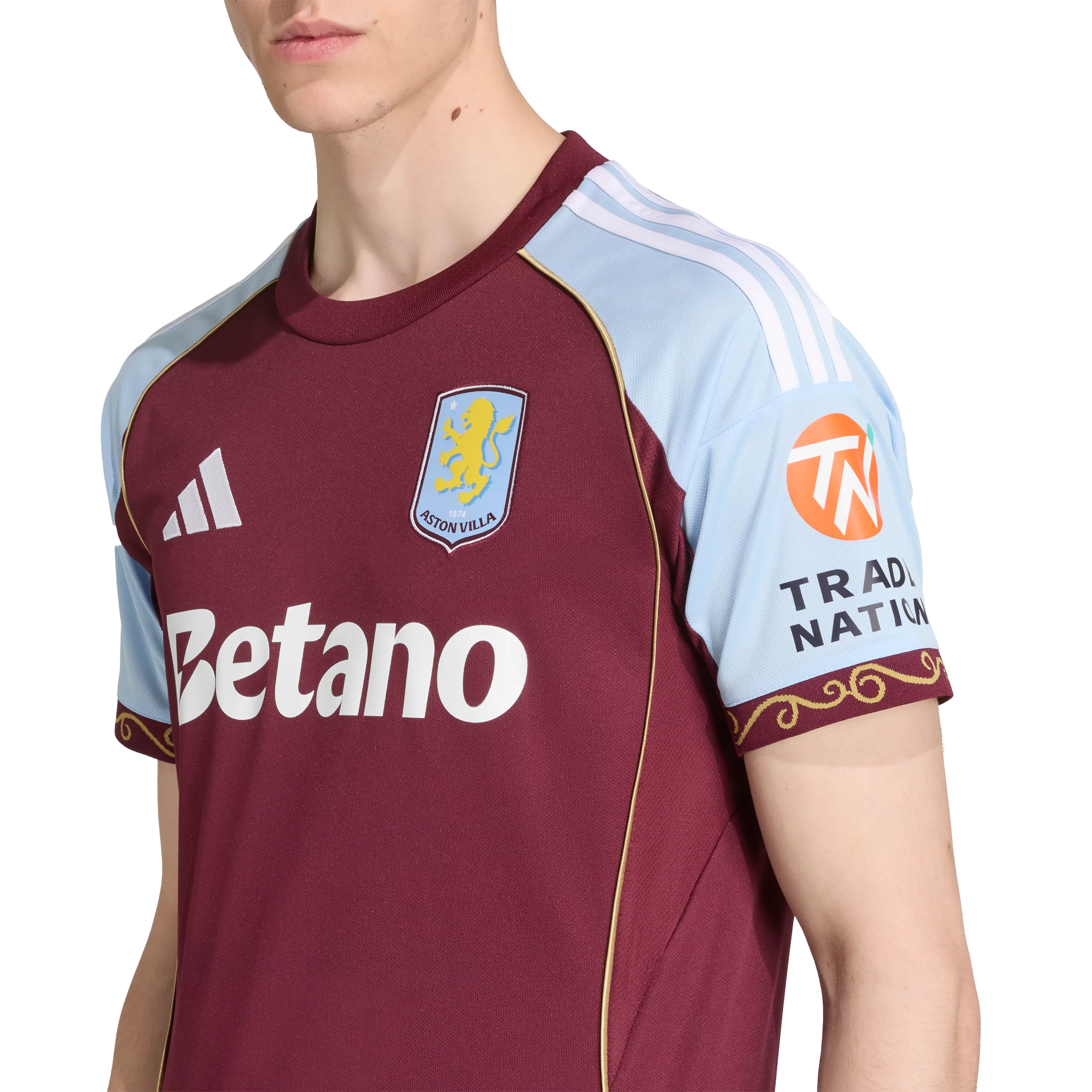 adidas Aston Villa 2025-26 Men's Home Stadium Jersey - Image 6