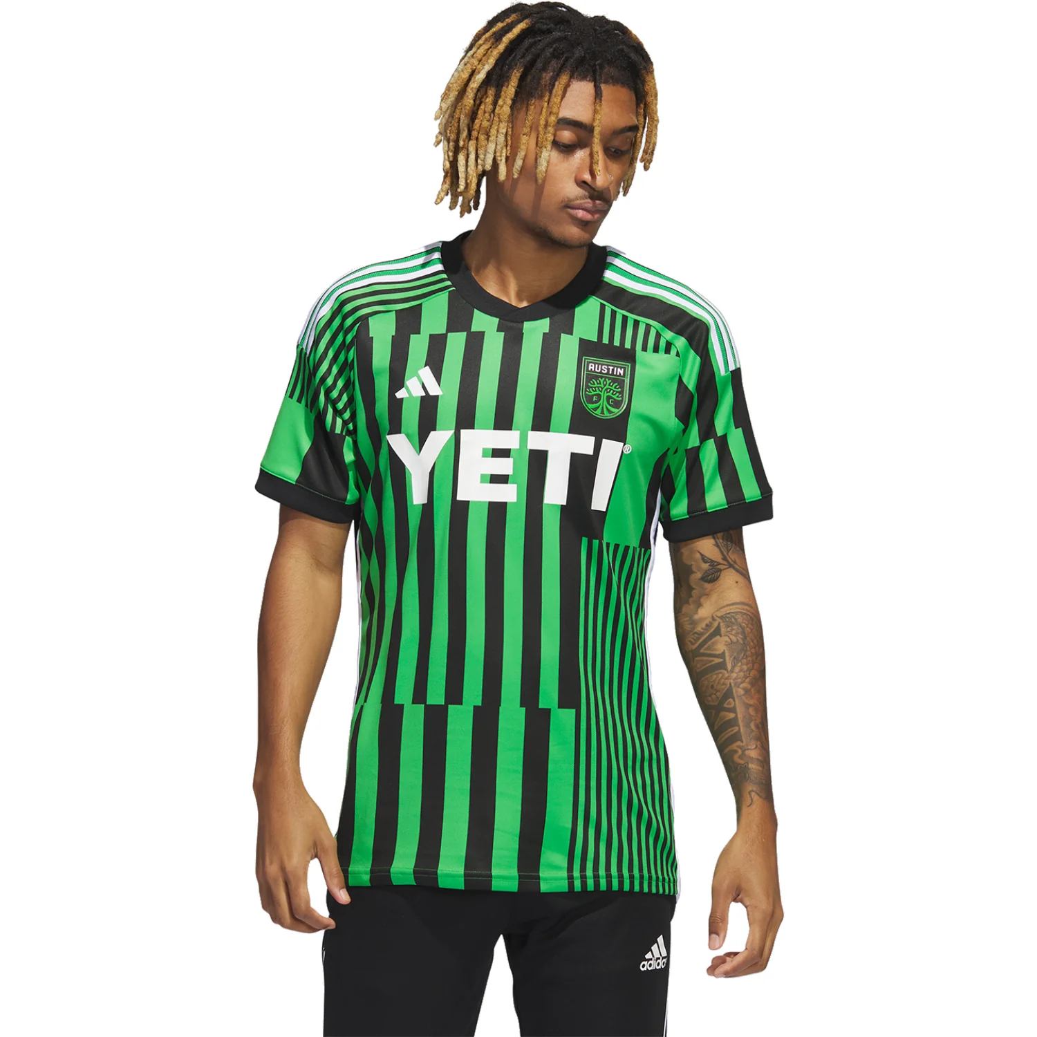 adidas Austin FC 2023-24 Men's Home Authentic Match Jersey - Image 3