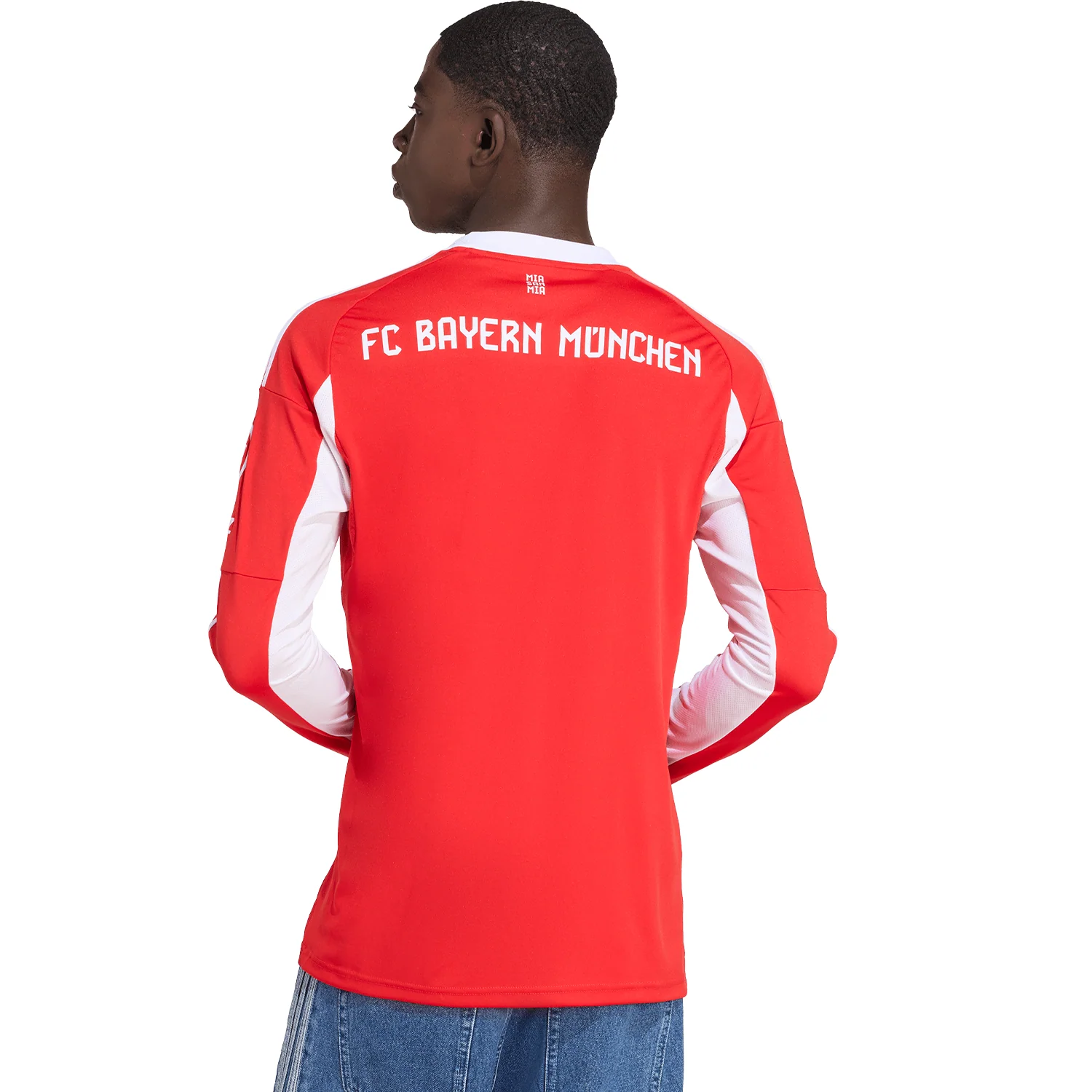 adidas Bayern Munich 2025-26 Men's Home Long Sleeve Stadium Jersey - Image 4