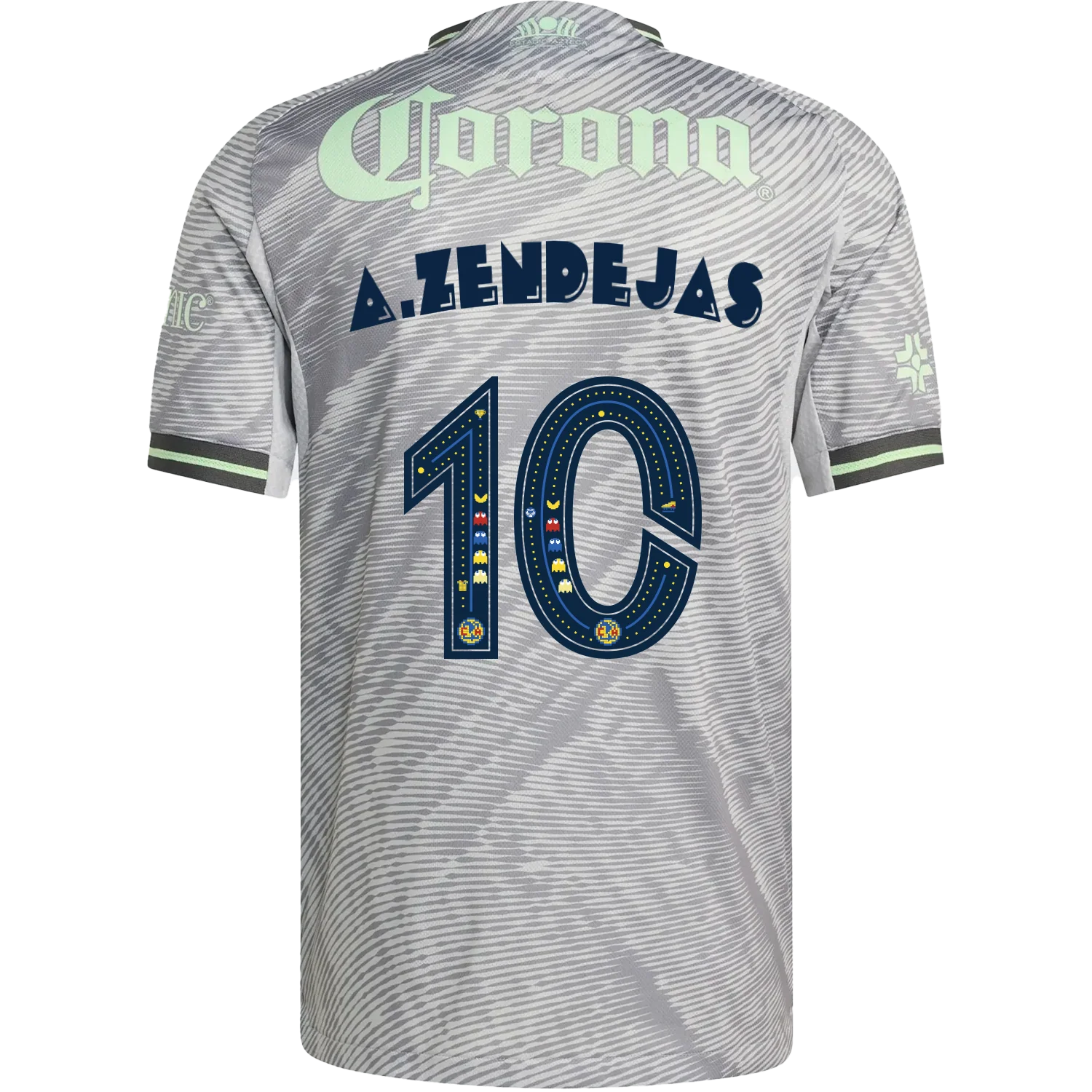 adidas Club América 2025-26 Zendejas 3rd Authentic Jersey (Pac-Man Edition)