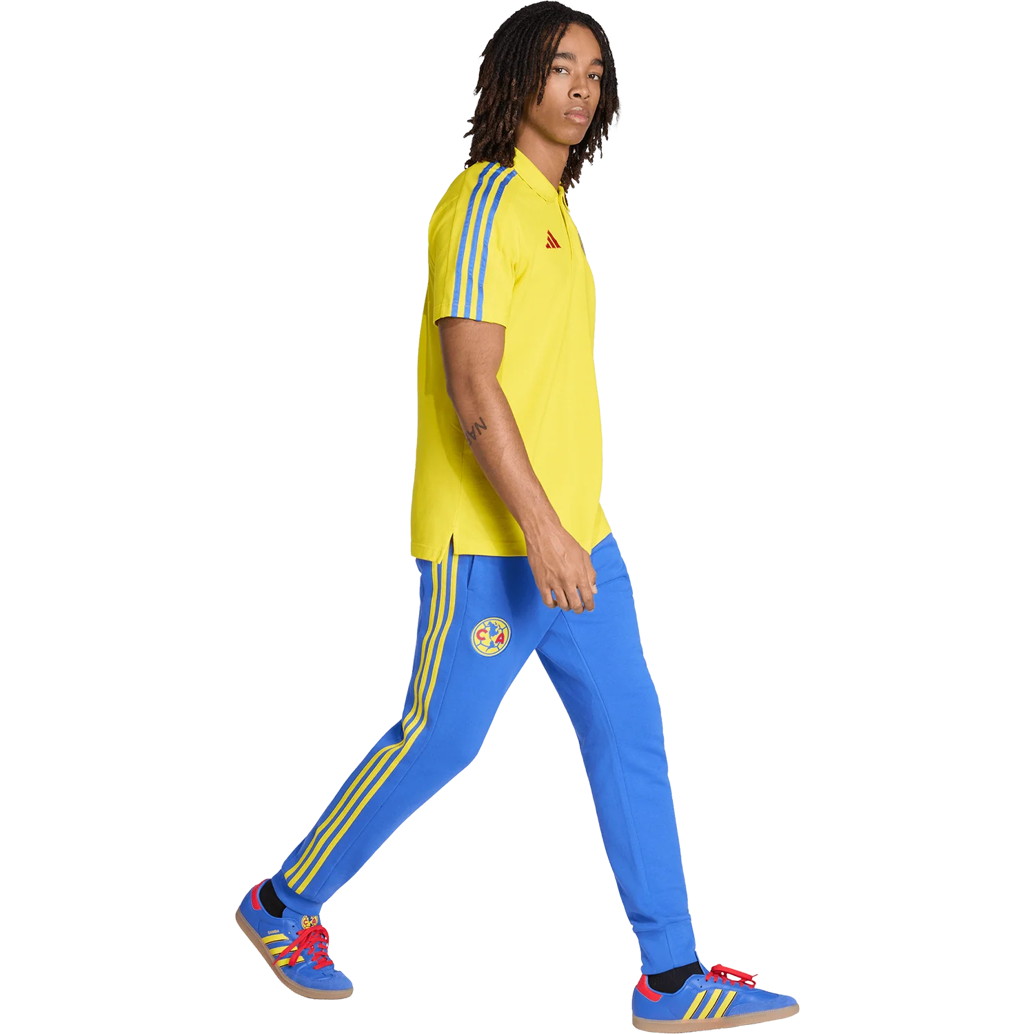 adidas Club America Men's DNA Polo - Image 4