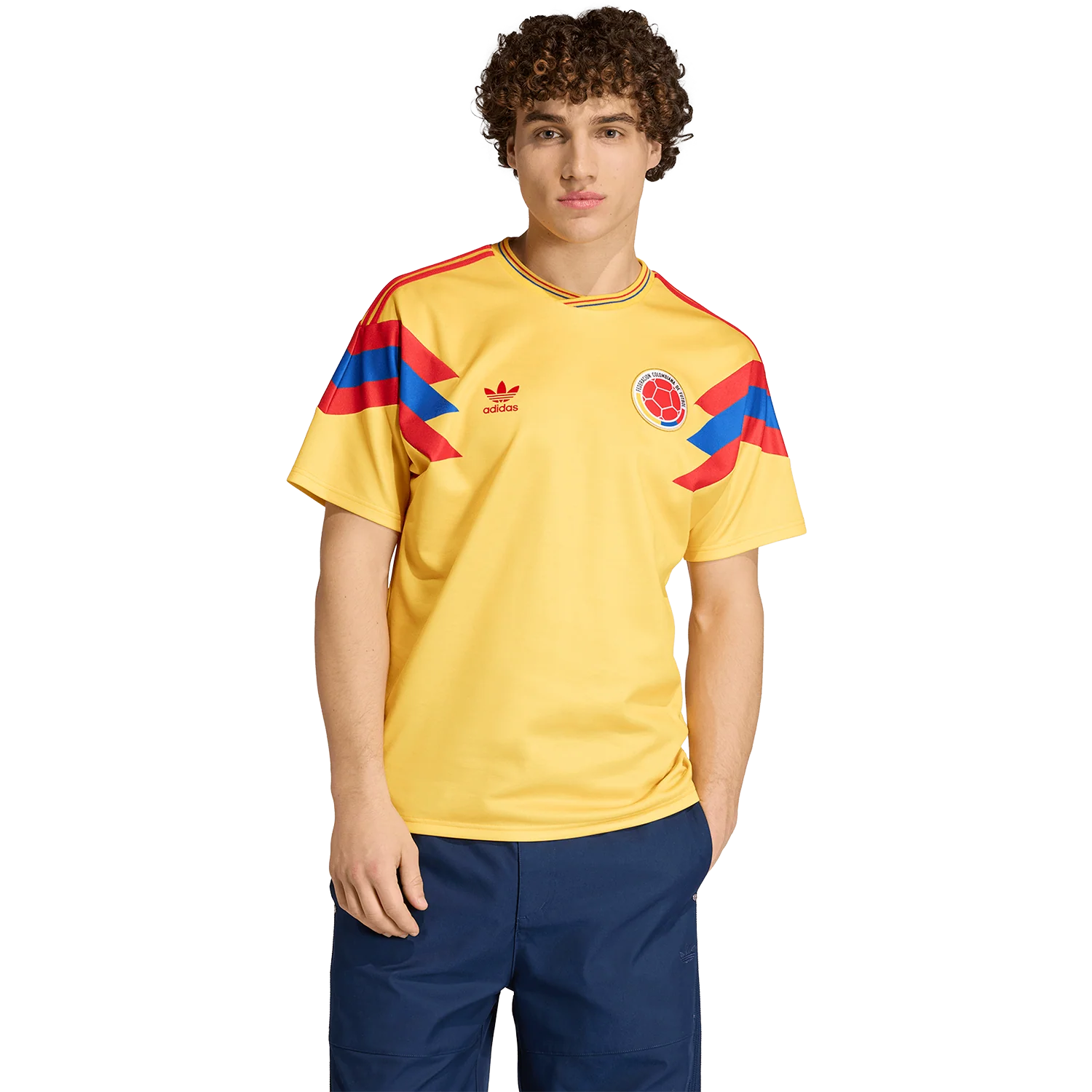 adidas Colombia 1990 Men's Away Jersey - Image 3
