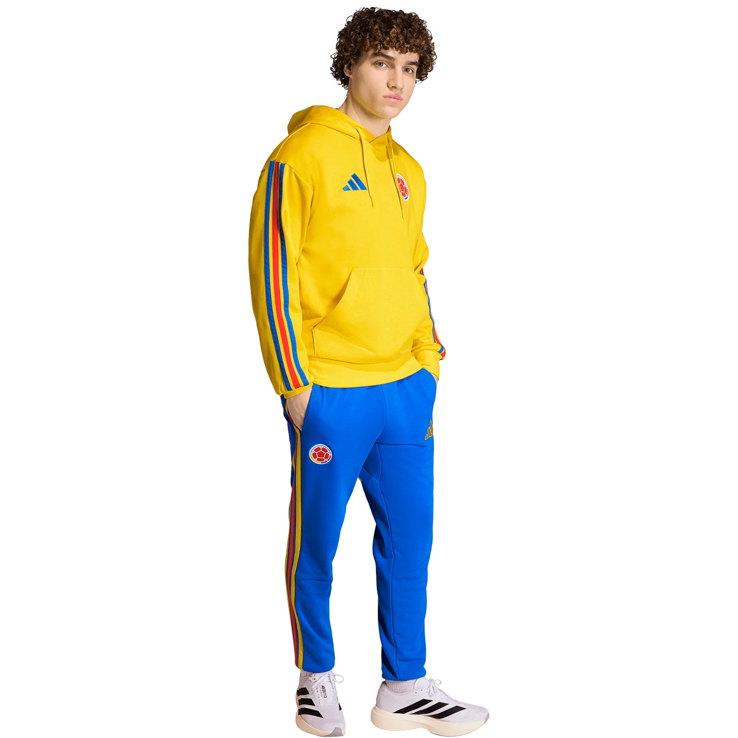 adidas Colombia Men’s DNA Fleece Hoodie - Image 4