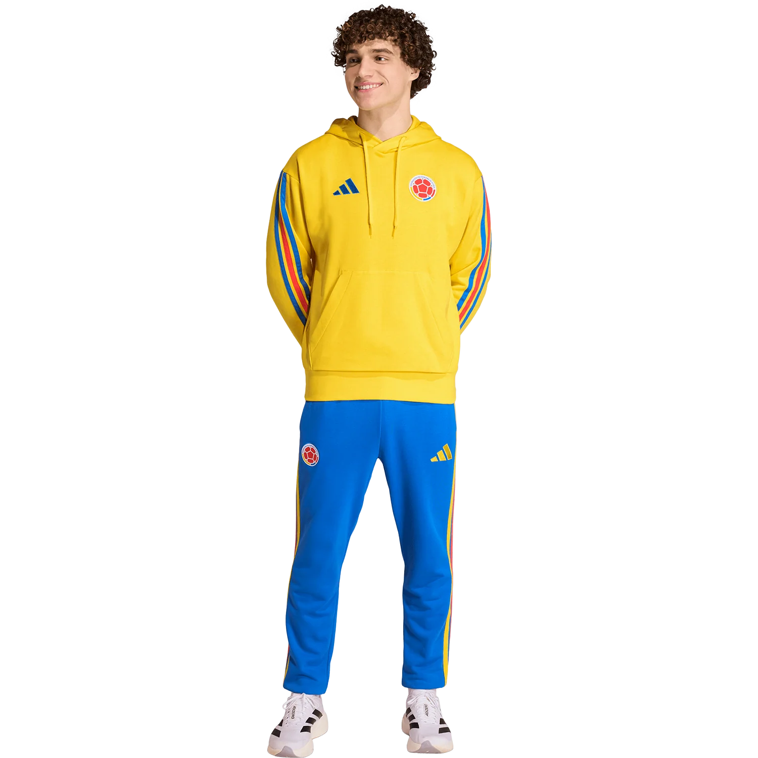 adidas Colombia Men’s DNA Fleece Hoodie - Image 5