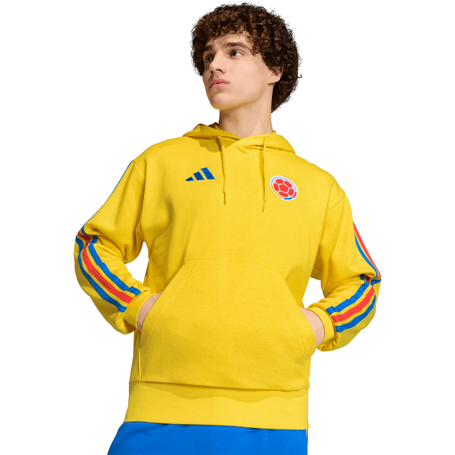 adidas Colombia Men’s DNA Fleece Hoodie - Image 6