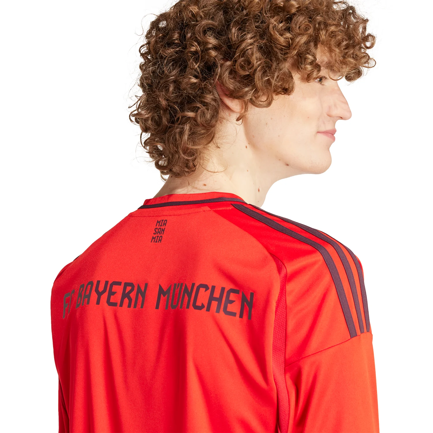 adidas Bayern Munich 2024-25 Men's Long Sleeve Home Stadium Jersey - Image 6