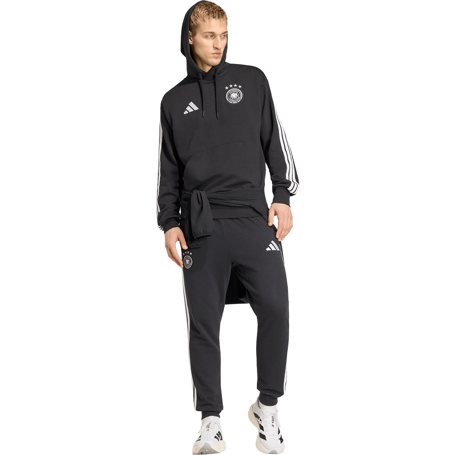 adidas Germany DNA Fleece Hoodie - Image 4