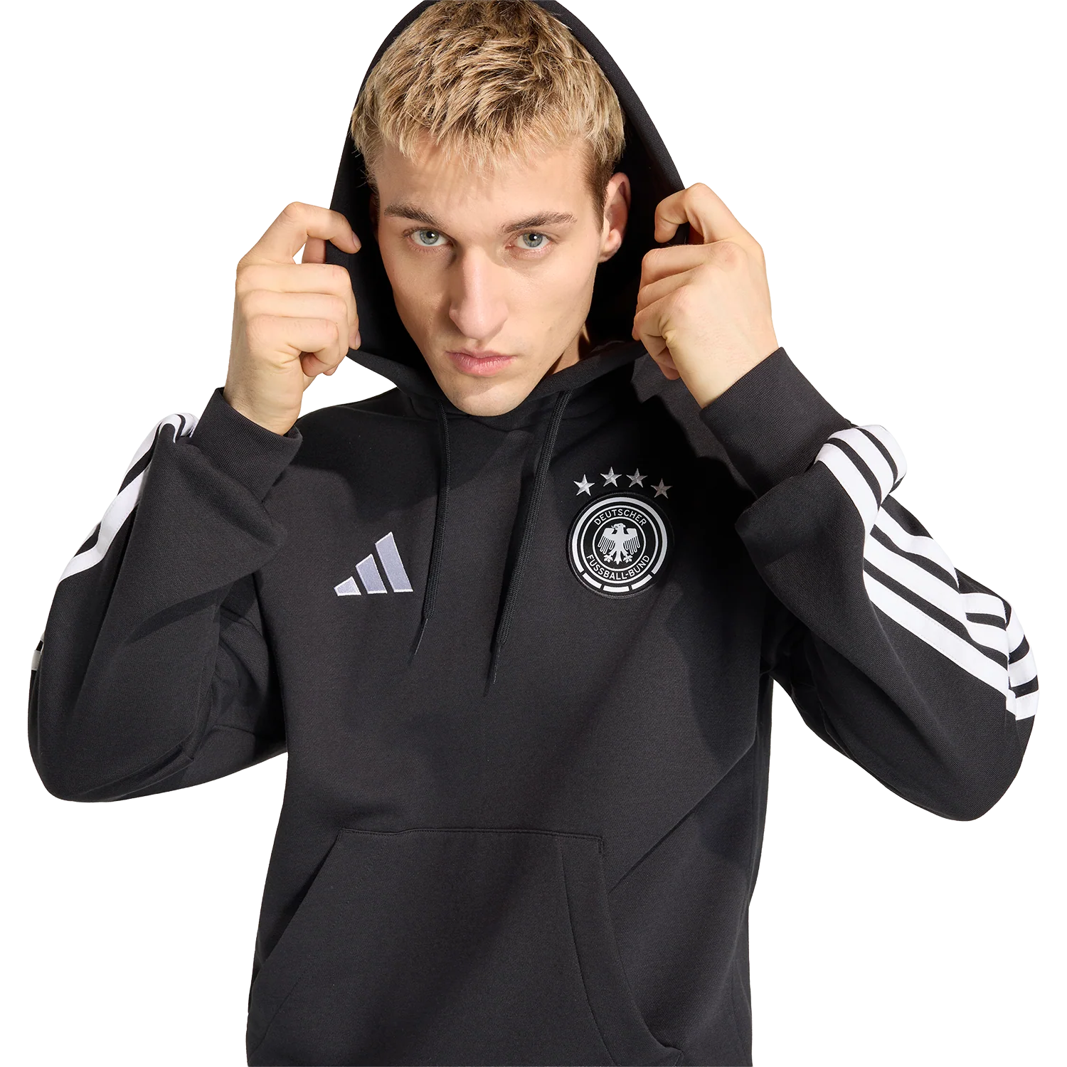 adidas Germany DNA Fleece Hoodie - Image 5