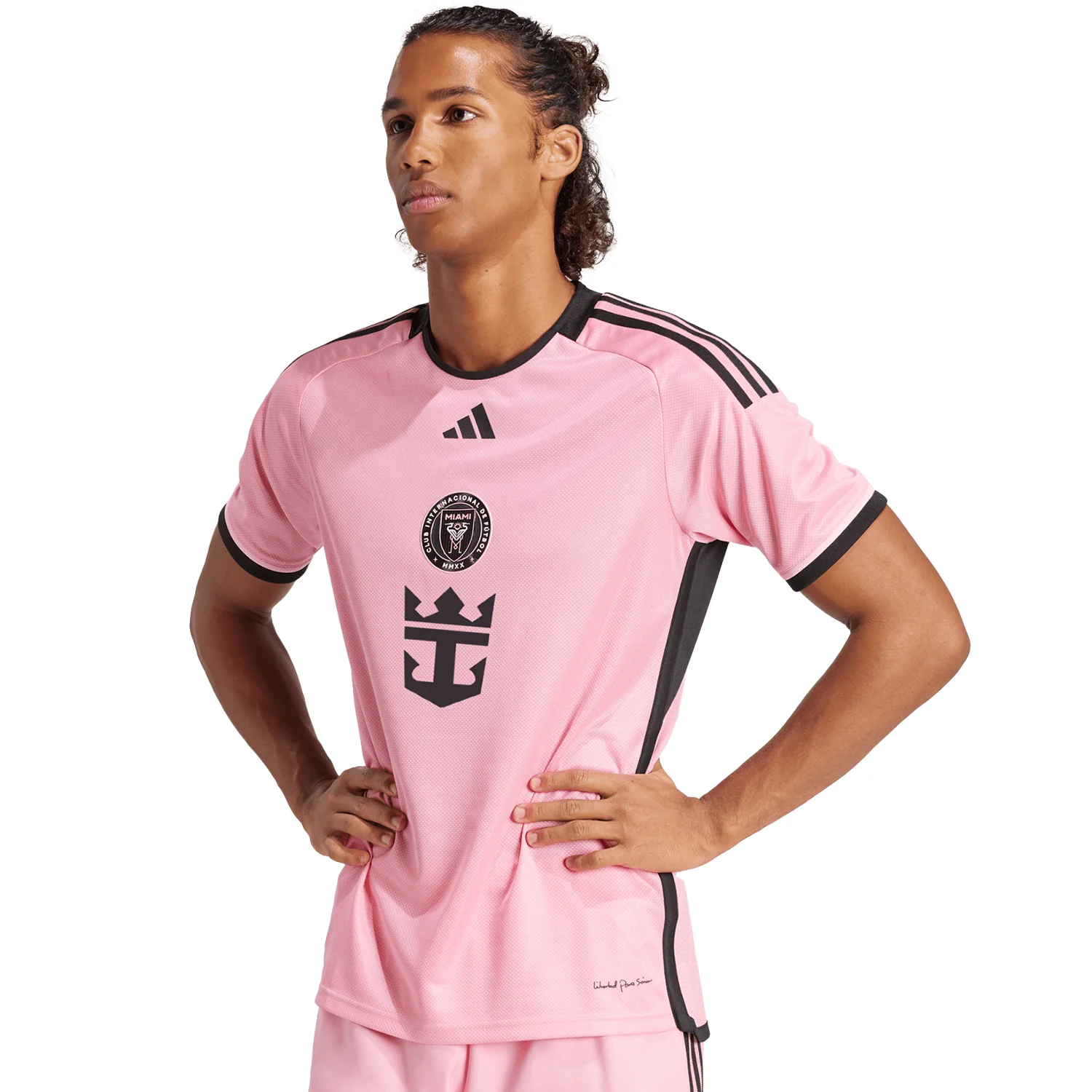 adidas Inter Miami 2024-25 Men's Home Authentic Match Jersey - Image 3