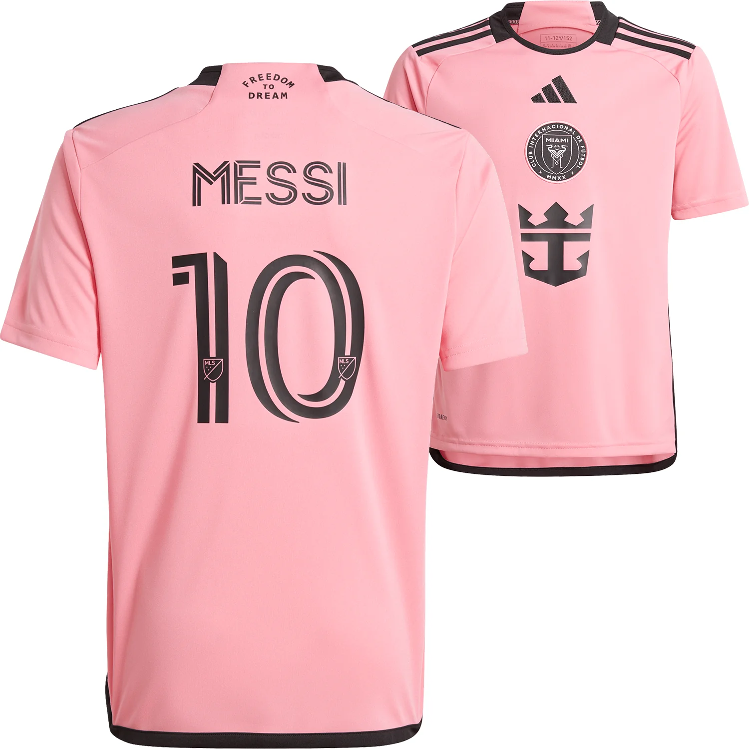 adidas Inter Miami 2024-25 Youth Lionel Messi Home Stadium Jersey