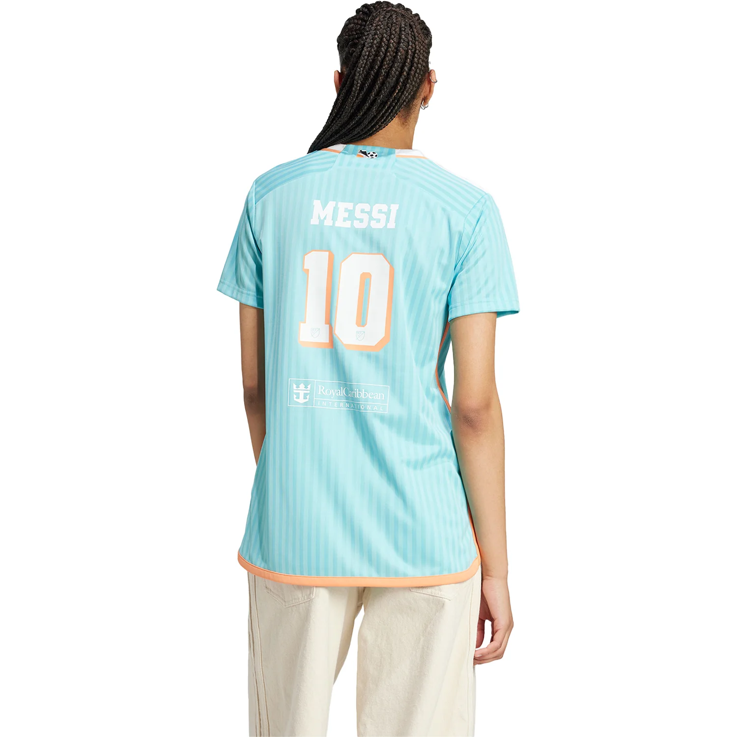 adidas Inter Miami 2024-25 Women's 3rd Stadium Messi Jersey - Image 5