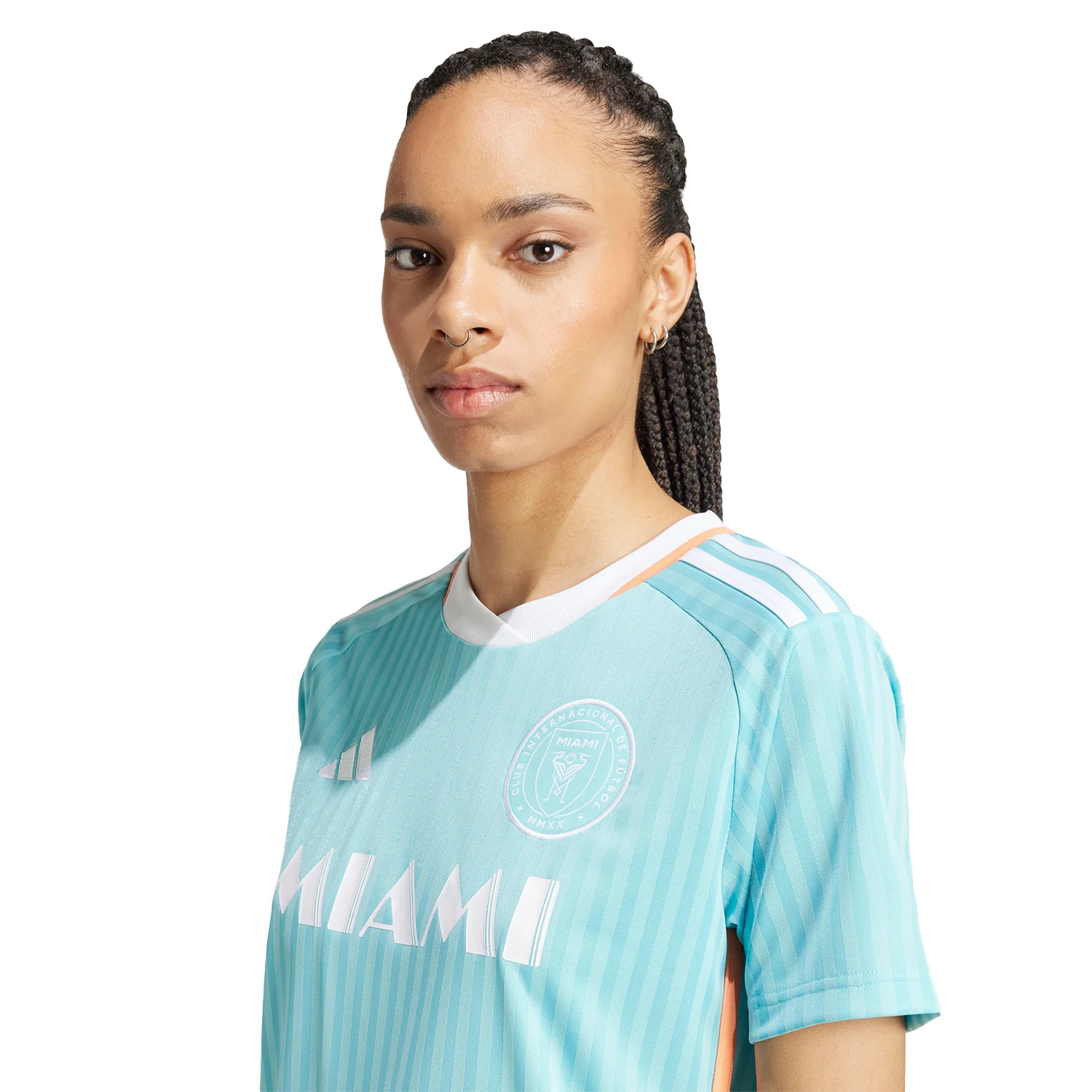 adidas Inter Miami 2024-25 Women's 3rd Stadium Messi Jersey - Image 6
