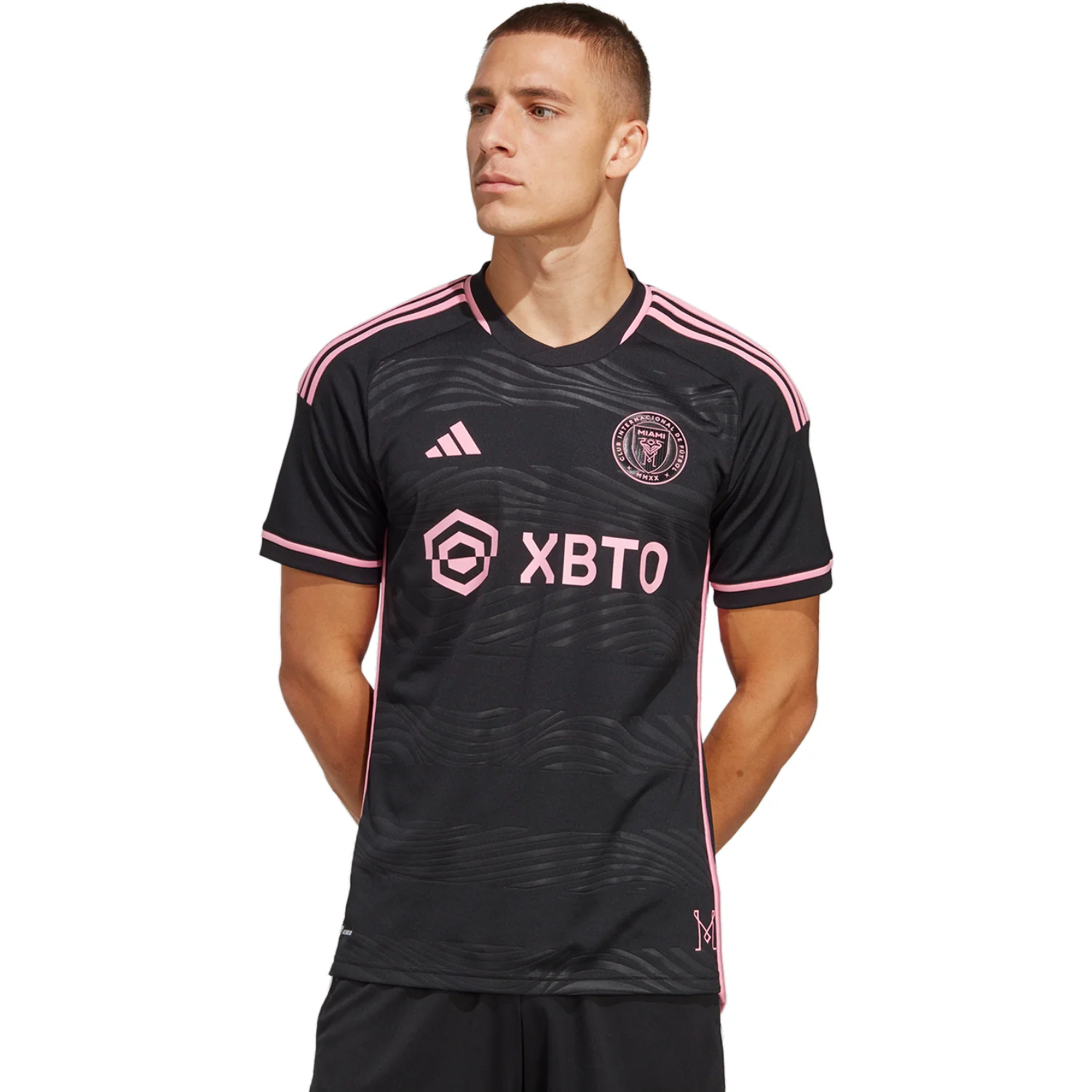 adidas Inter Miami 2023-24 Men's Away Authentic Match Jersey - Image 3
