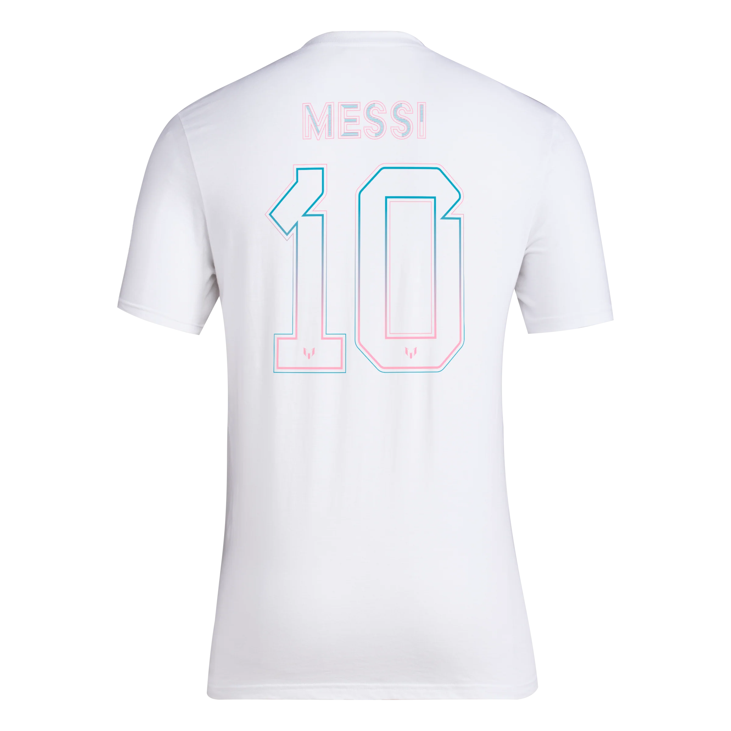 adidas Inter Miami Men's Short Sleeve Messi Name and Number Tee - Image 3