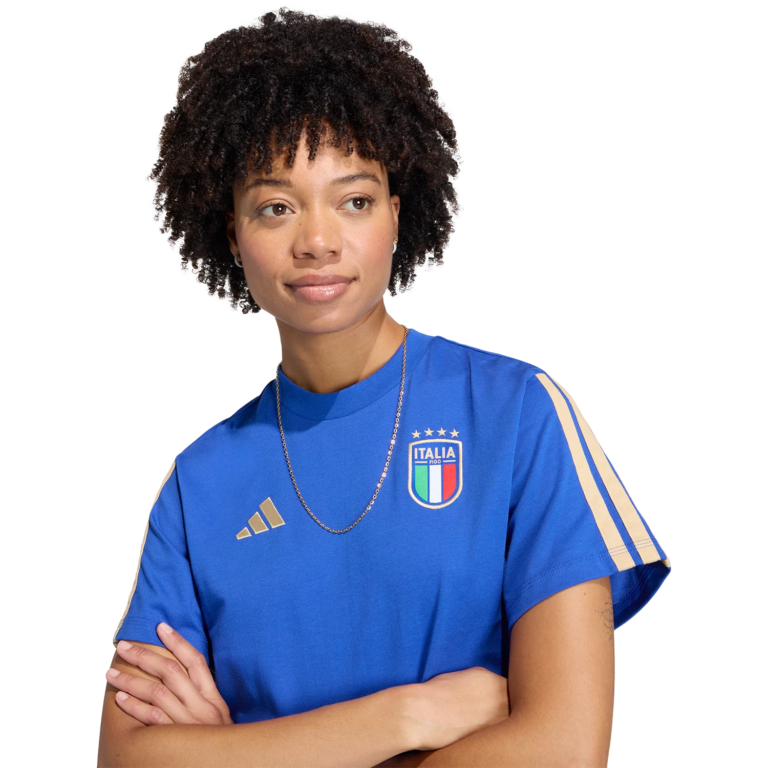 adidas Italy Women’s DNA T-Shirt - Image 5