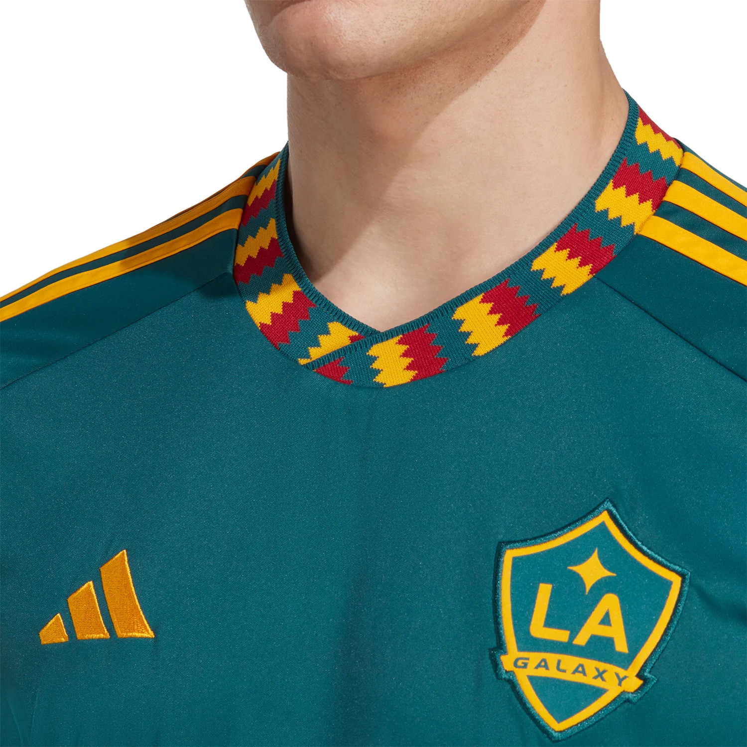 adidas LA Galaxy 2023-24 Men's Away Stadium Jersey - Image 5