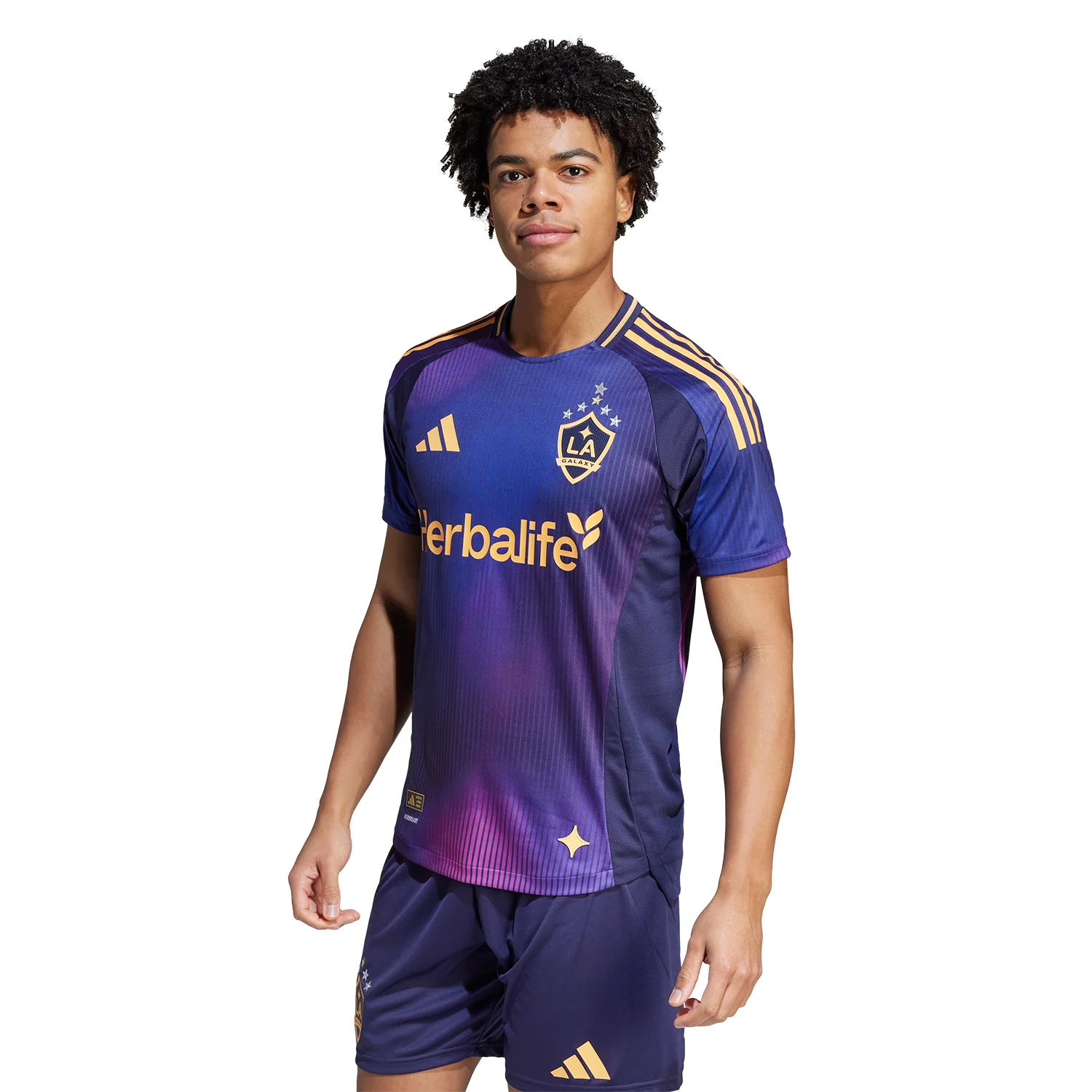 adidas LA Galaxy 2025-26 Men's Away Authentic Match Jersey - Image 3
