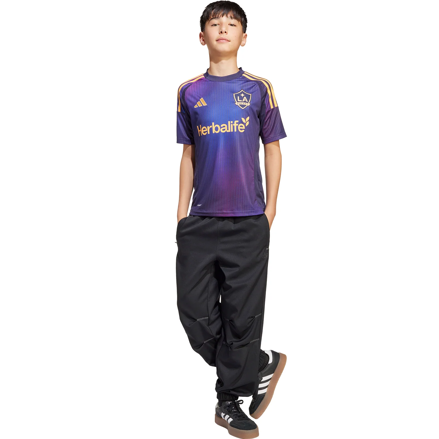 adidas LA Galaxy 2025-26 Youth Away Stadium Jersey - Image 5