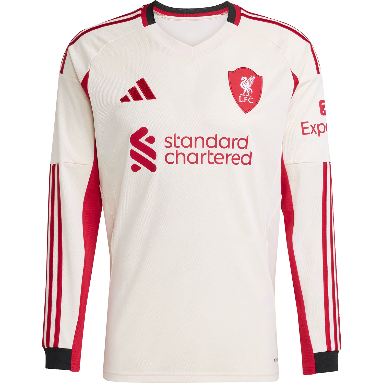 adidas Liverpool FC 2025-26 Men's Away Long Sleeve Stadium Jersey