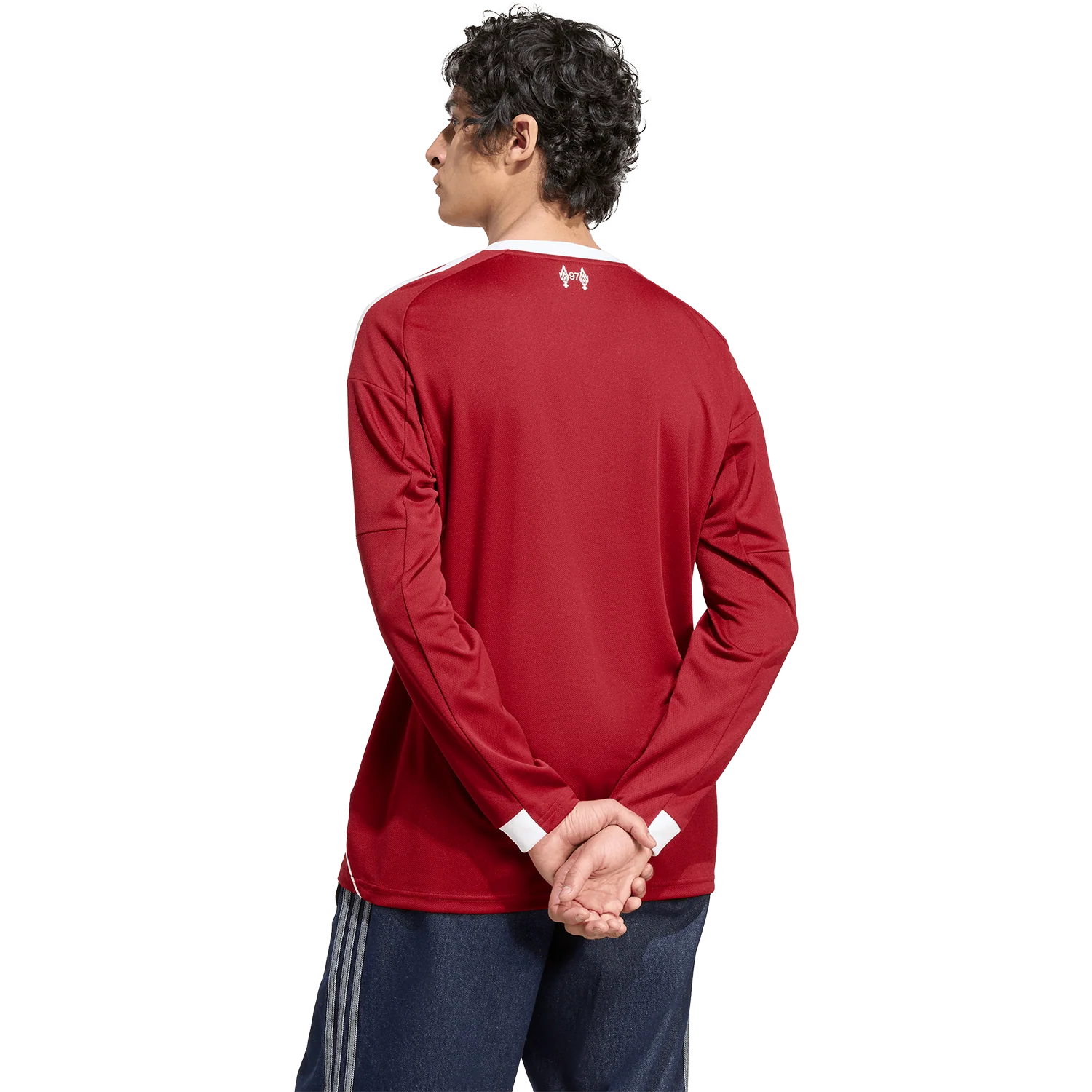 adidas Liverpool FC 2025-26 Men's Home Long Sleeve Stadium Jersey - Image 4